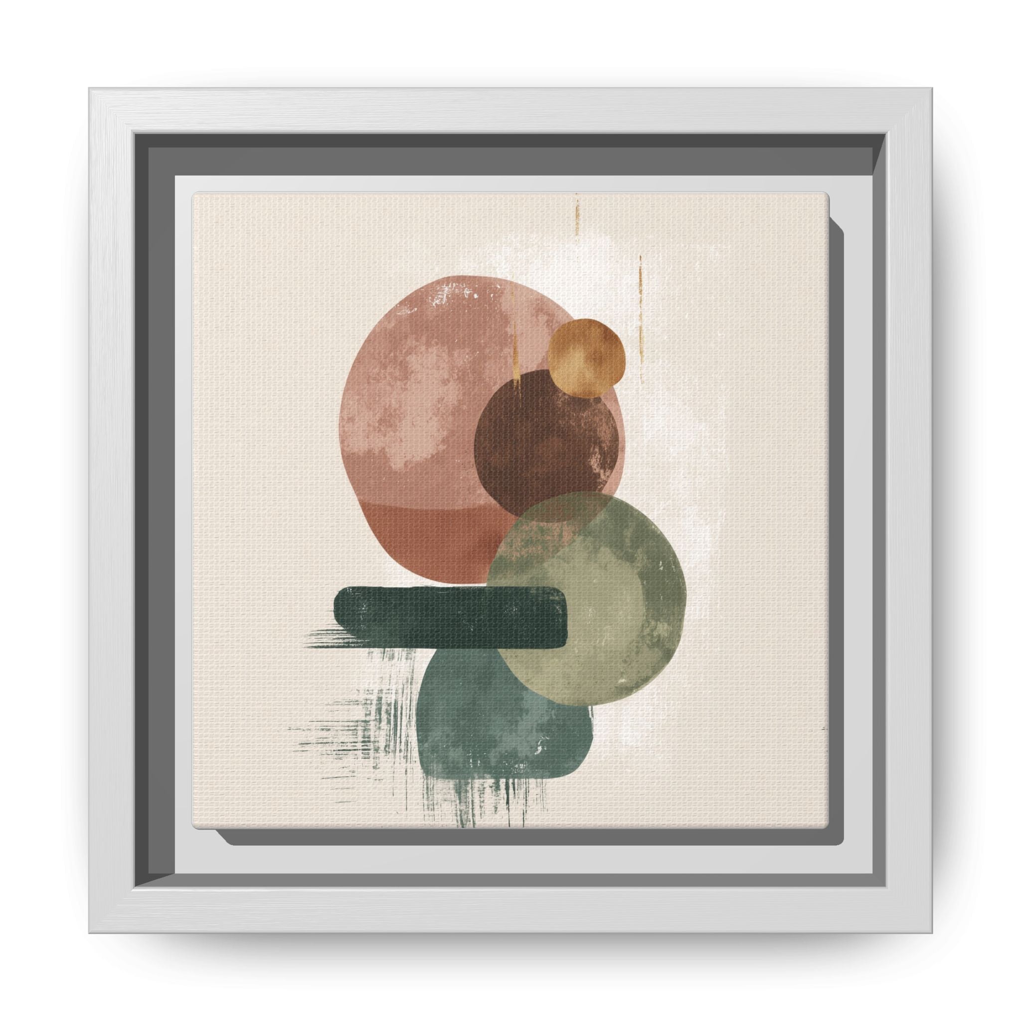 Organic Intersections: Watercolor Abstraction, Earth Tone Composition, Modern Minimalist Art   |   Custom Orders Accepted