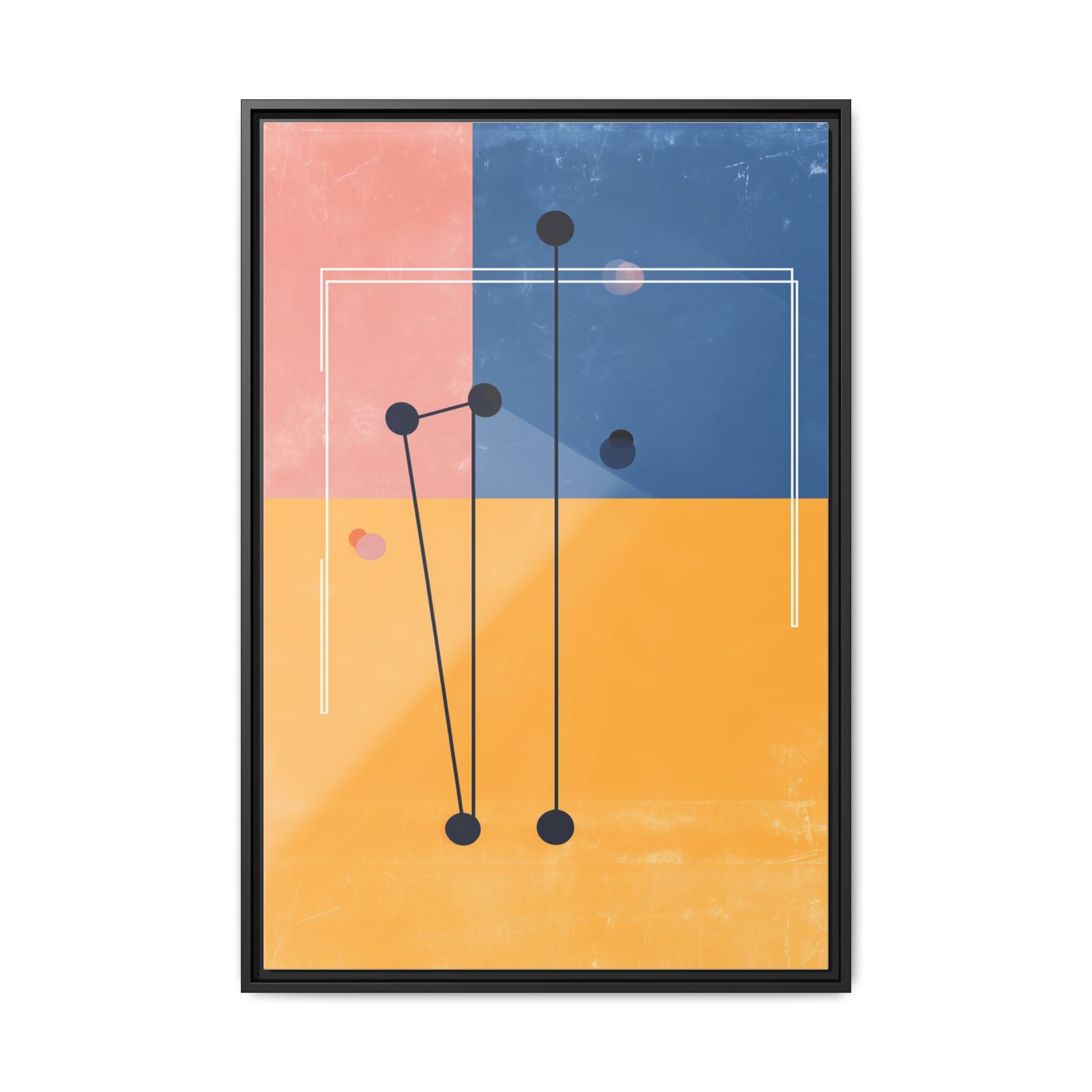 Nexus of Connection: Geometric Abstraction, Modernist Composition, Digital Color Blocks   |   Custom Orders Accepted