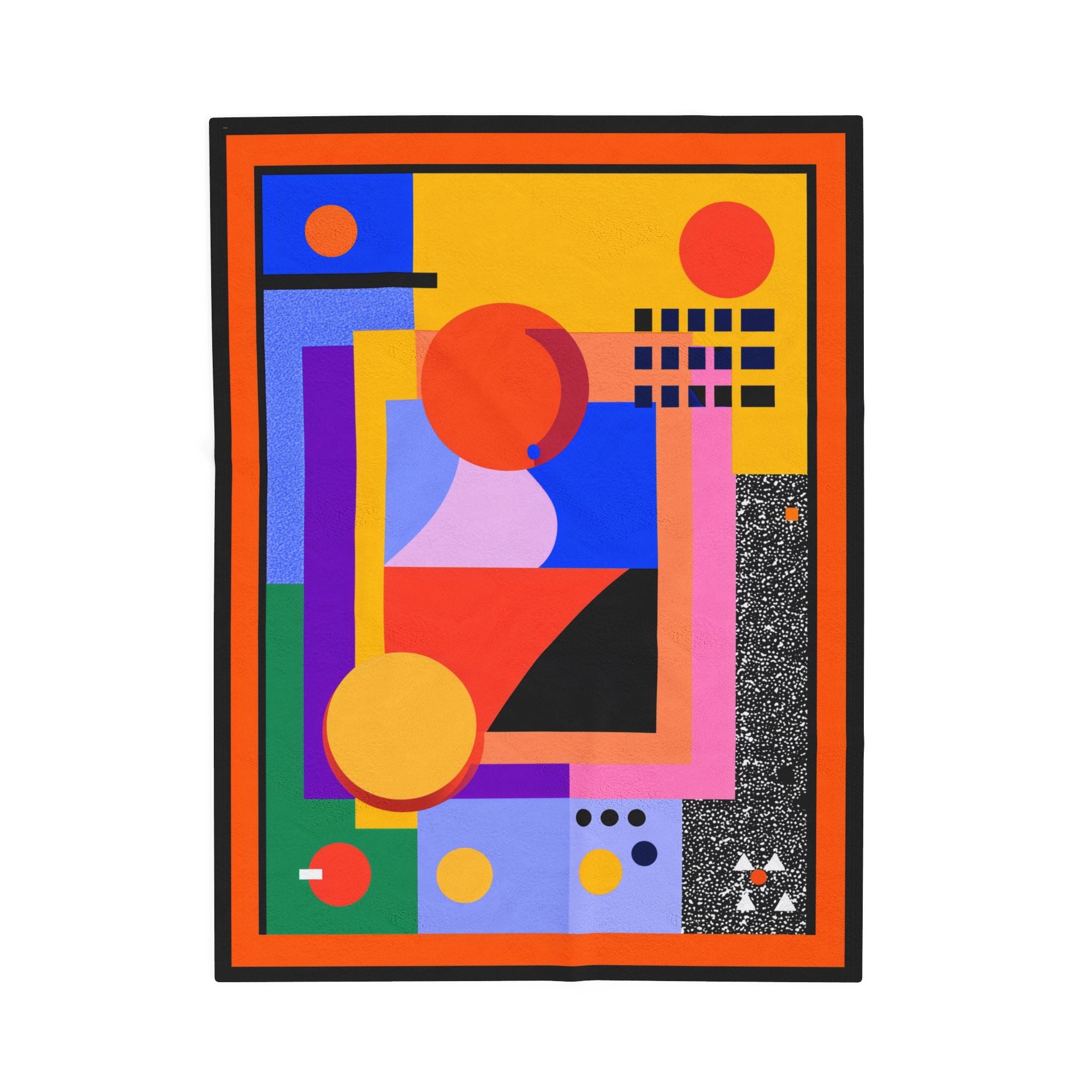 Geometric Symphony: Abstract Color Mosaic, Modernist Design Rhythm   |    Custom Orders Available