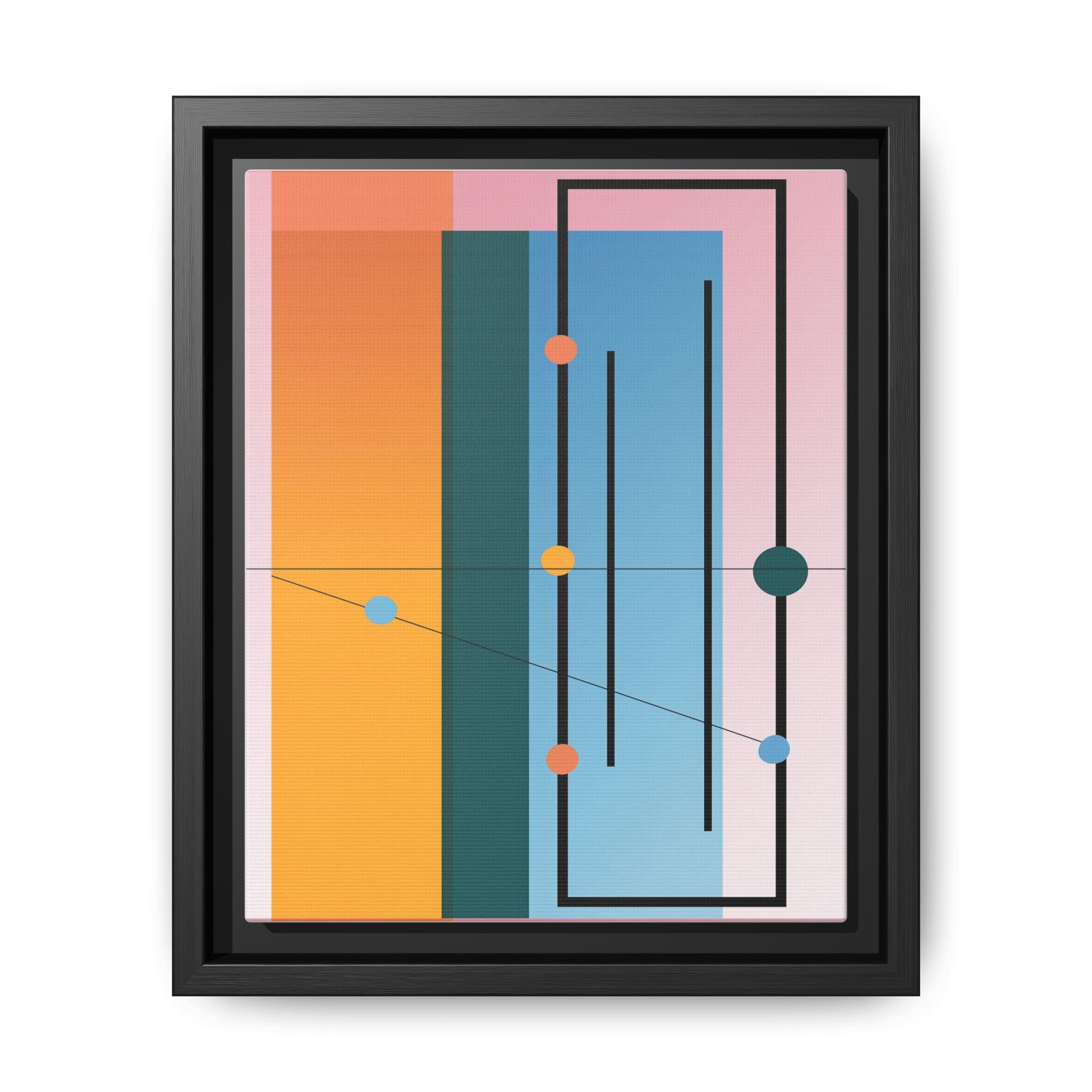 Geometric Harmony: Constructivist Color Planes, Modernist Composition, Abstract Spatial Rhythm   |   Custom Orders Accepted