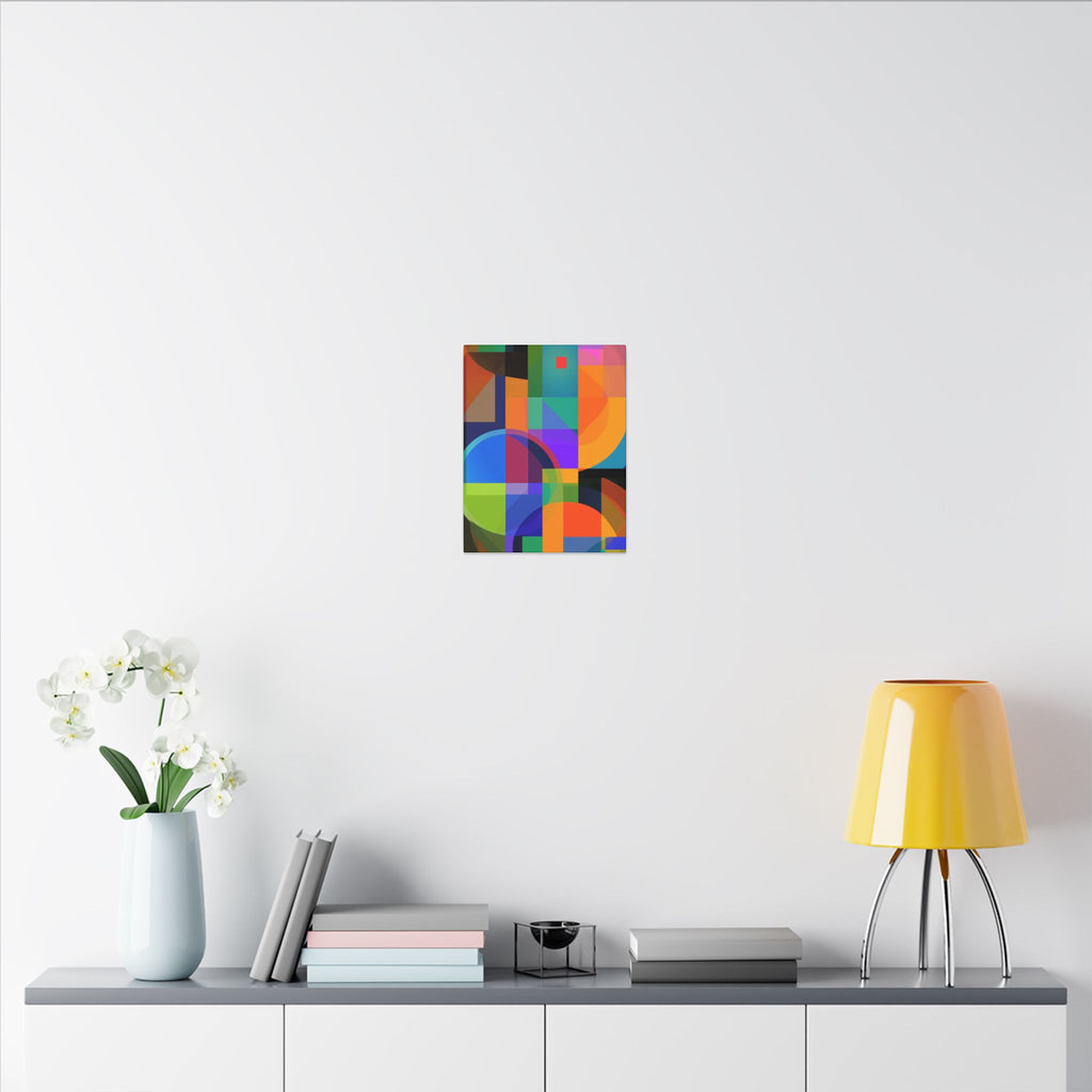 Geometric Intersections: Cubist Color Dynamics, Abstract Constructivist Design, Layered Chromatic Composition   |   Custom Orders Accepted