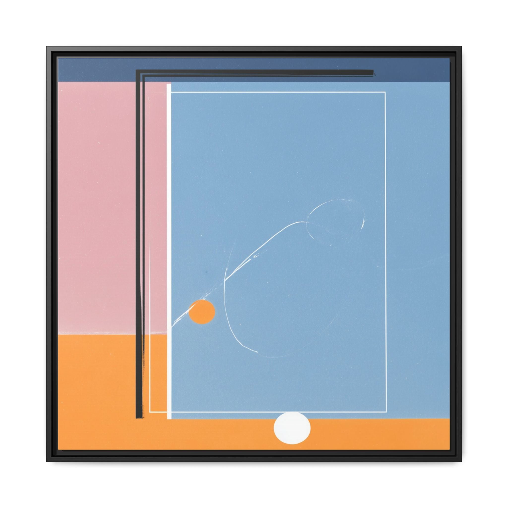 Geometric Layered Abstraction: Modernist Color Planes, Constructivist Design, Minimalist Composition   |   Custom Orders Accepted