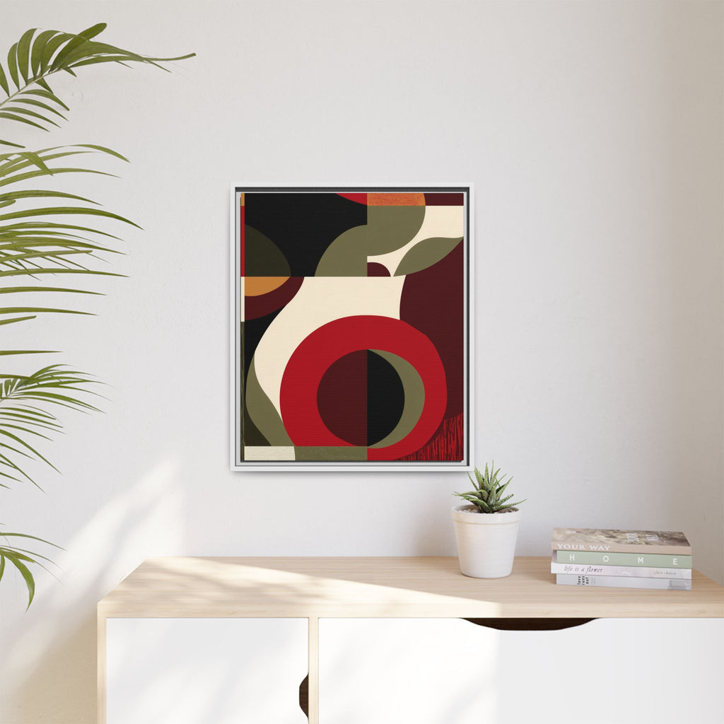 Geometric Intersections: Mid-Century Modern Design, Abstract Architectural Composition, Rhythmic Curved Forms   |   Custom Orders Accepted