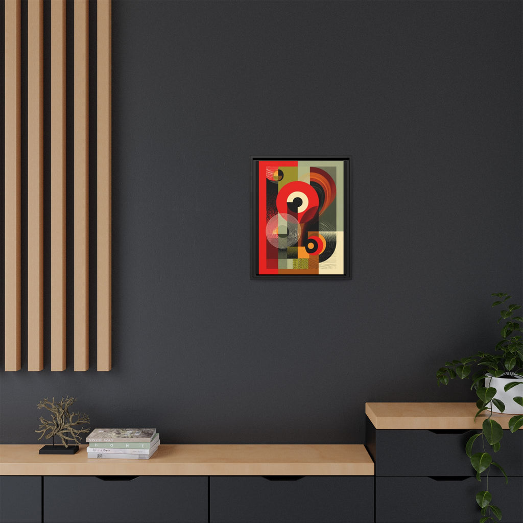 Chromatic Geometrics: Abstract Constructivist Composition, Modernist Color Blocking, Layered Circular Forms   |   Custom Orders Accepted