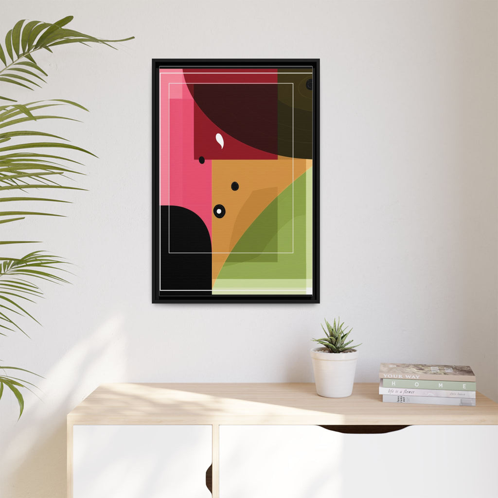 Geometric Convergence: Abstract Modernist Composition, Constructivist Color Blocking, Layered Geometric Design   |   Custom Orders Accepted
