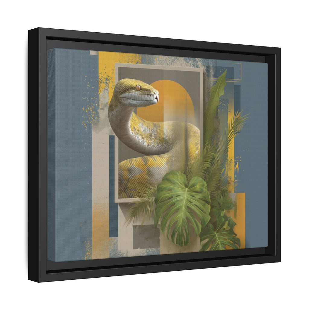 Serpent in Geometrics: Tropical Graphic Design, Modern Nature Illustration   |    Custom Orders Available