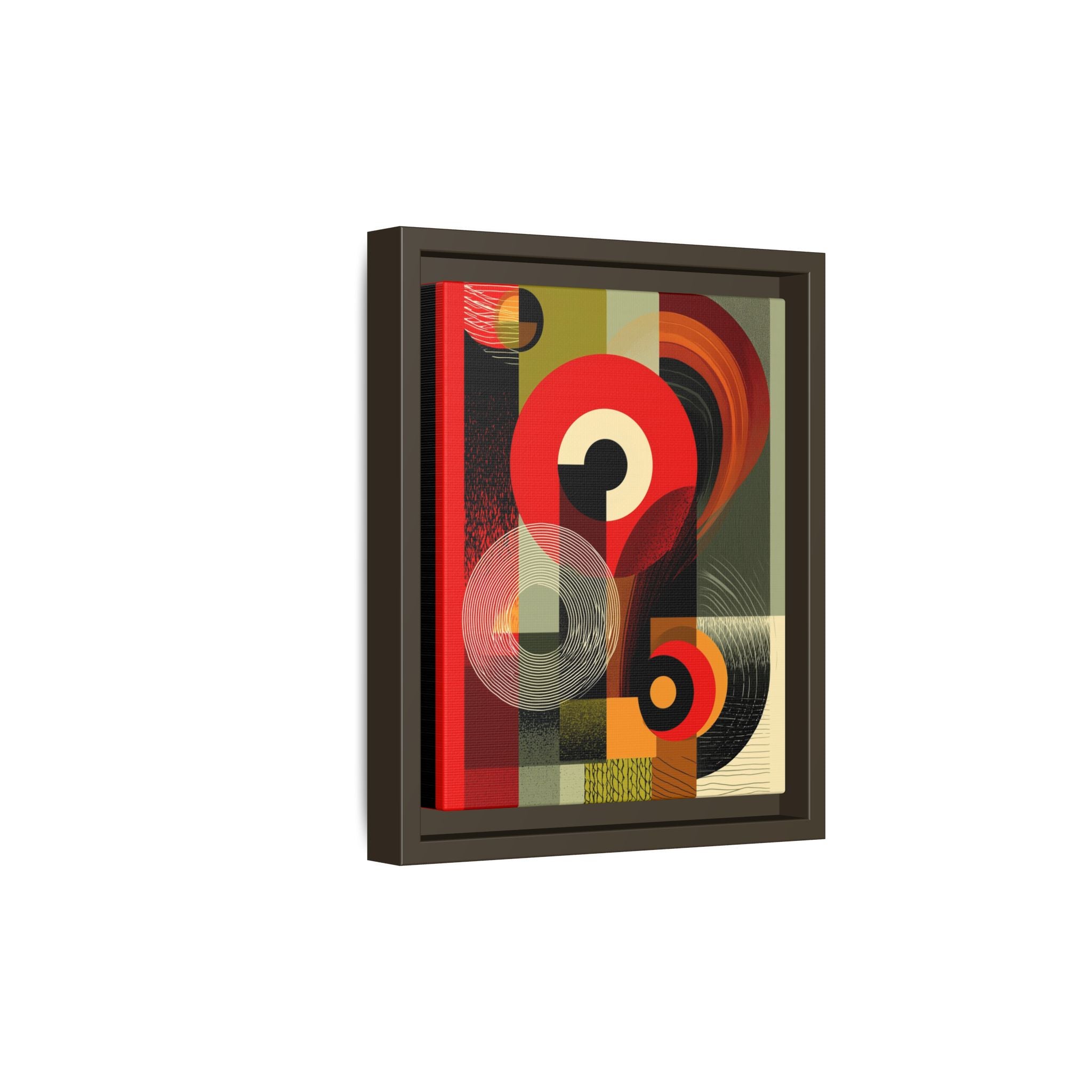 Chromatic Geometrics: Abstract Constructivist Composition, Modernist Color Blocking, Layered Circular Forms   |   Custom Orders Accepted