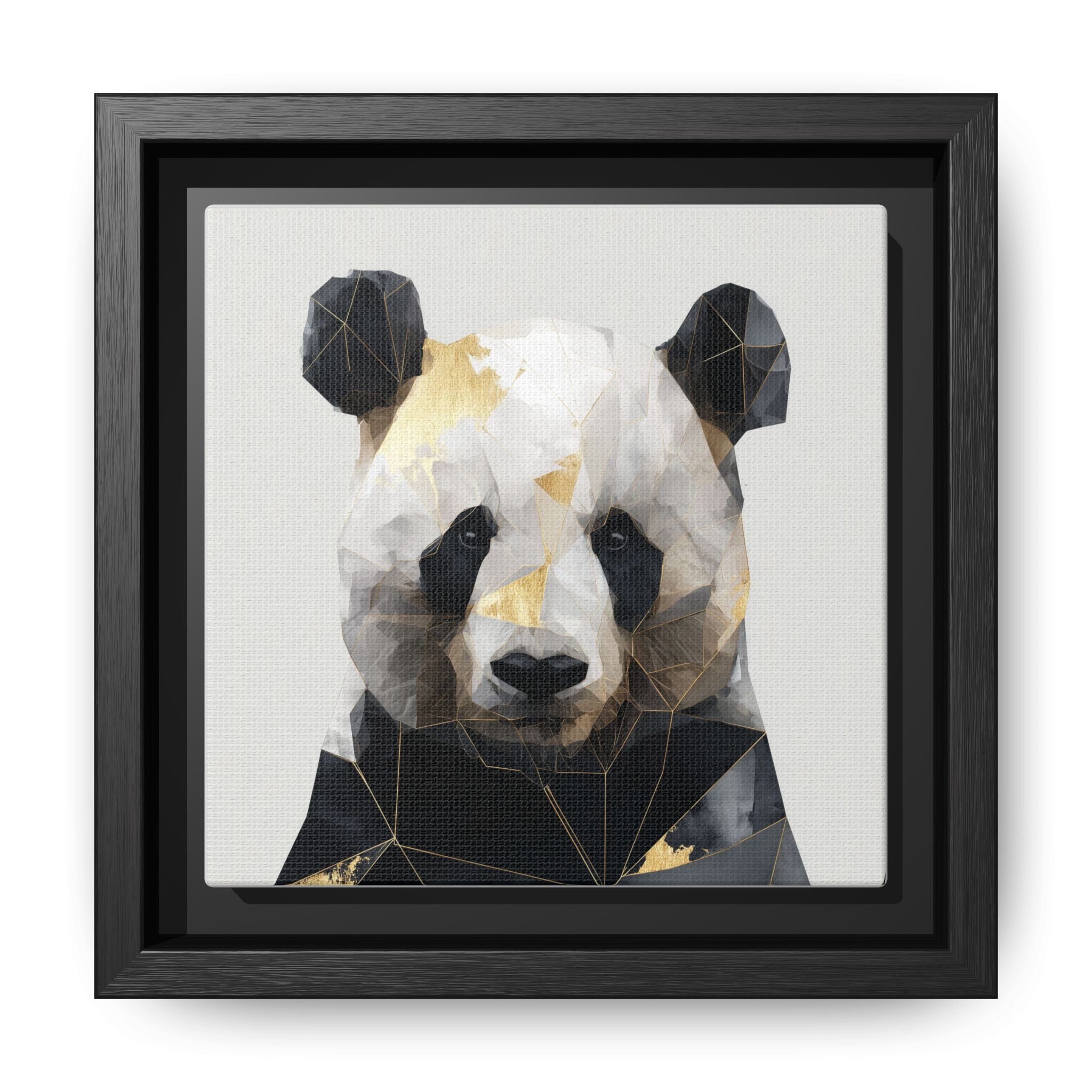 Fractal Panda: Geometric Digital Art, Low Poly Wildlife Portrait   |  Personalized & Custom Orders Available