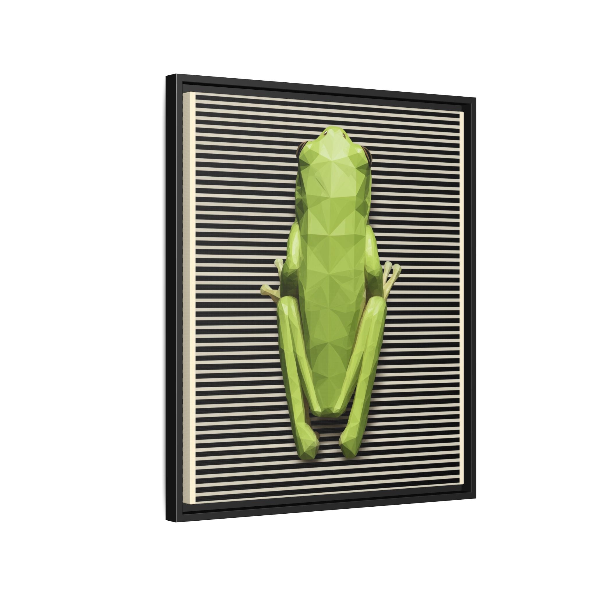 Geometric Amphibian: Low-Poly Frog Design, Digital Art Minimalism   |  Personalized & Custom Orders Available