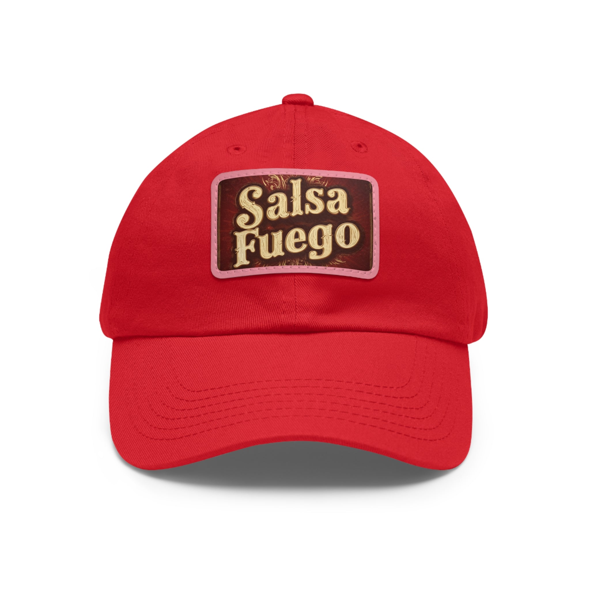 Salsa Fuego Dad Hat with Leather Patch (Rectangle)