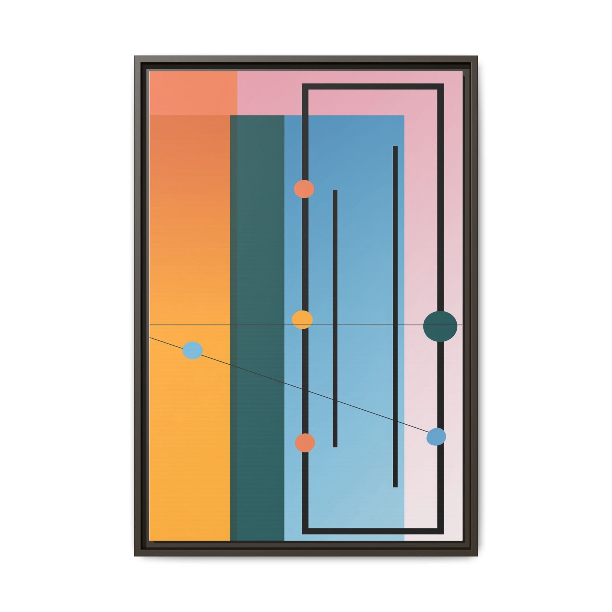 Geometric Harmony: Constructivist Color Planes, Modernist Composition, Abstract Spatial Rhythm   |   Custom Orders Accepted