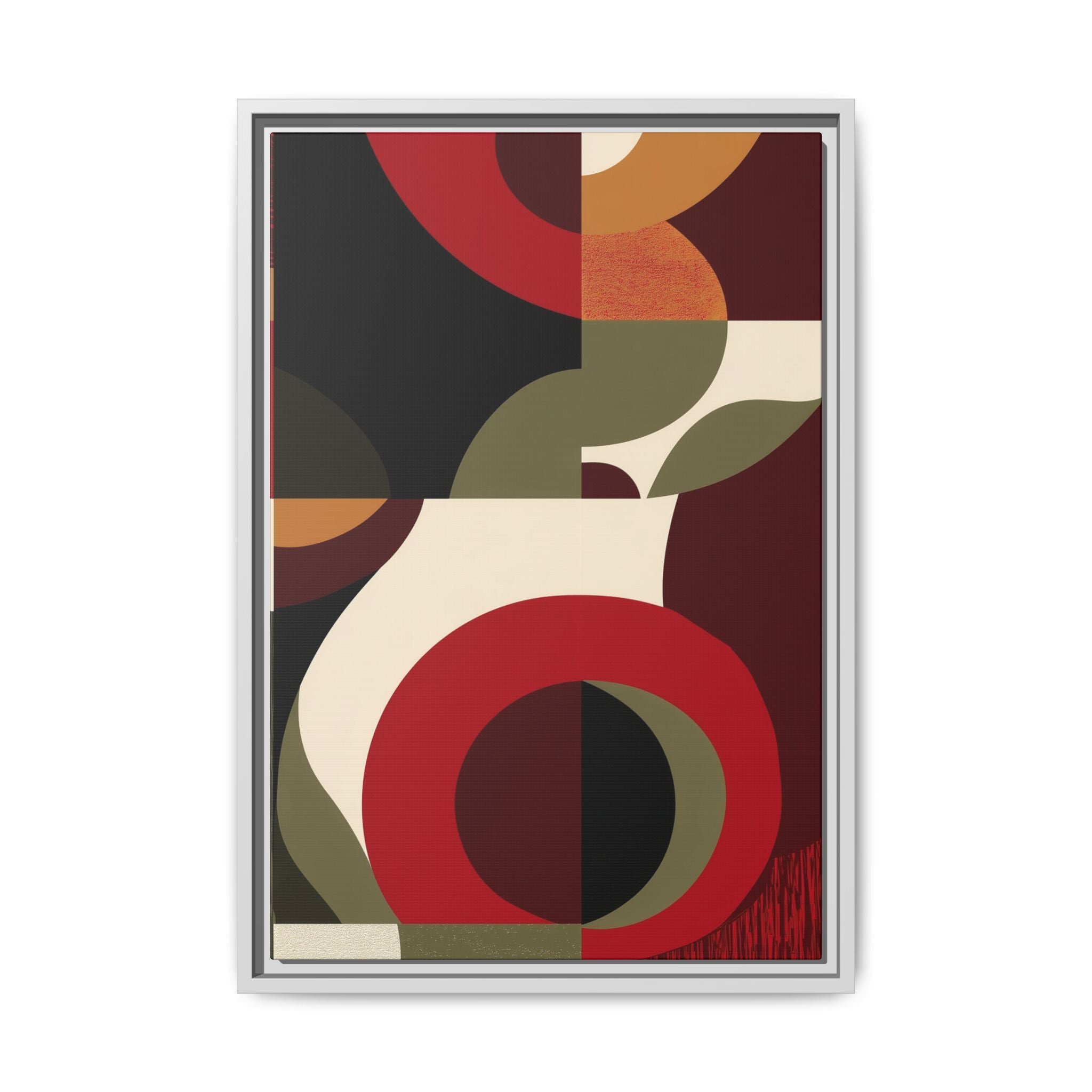 Geometric Intersections: Mid-Century Modern Design, Abstract Architectural Composition, Rhythmic Curved Forms   |   Custom Orders Accepted