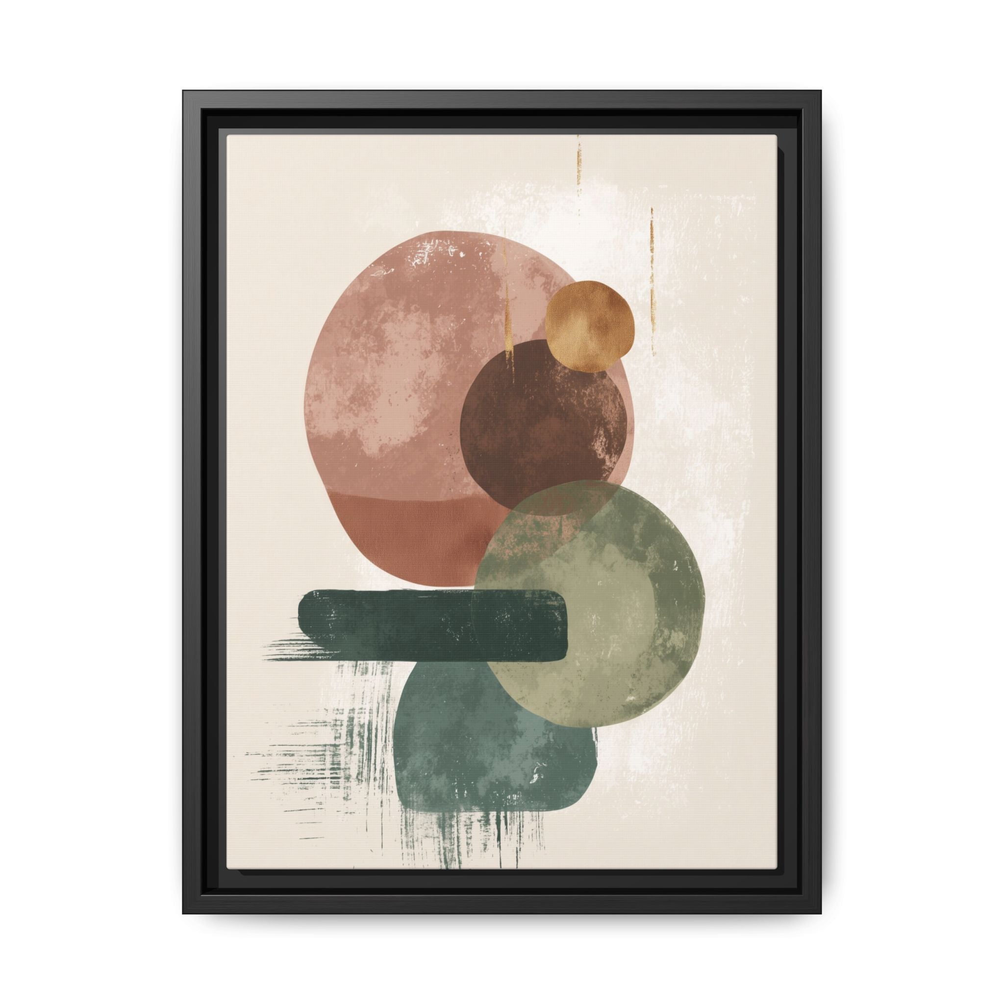 Organic Intersections: Watercolor Abstraction, Earth Tone Composition, Modern Minimalist Art   |   Custom Orders Accepted
