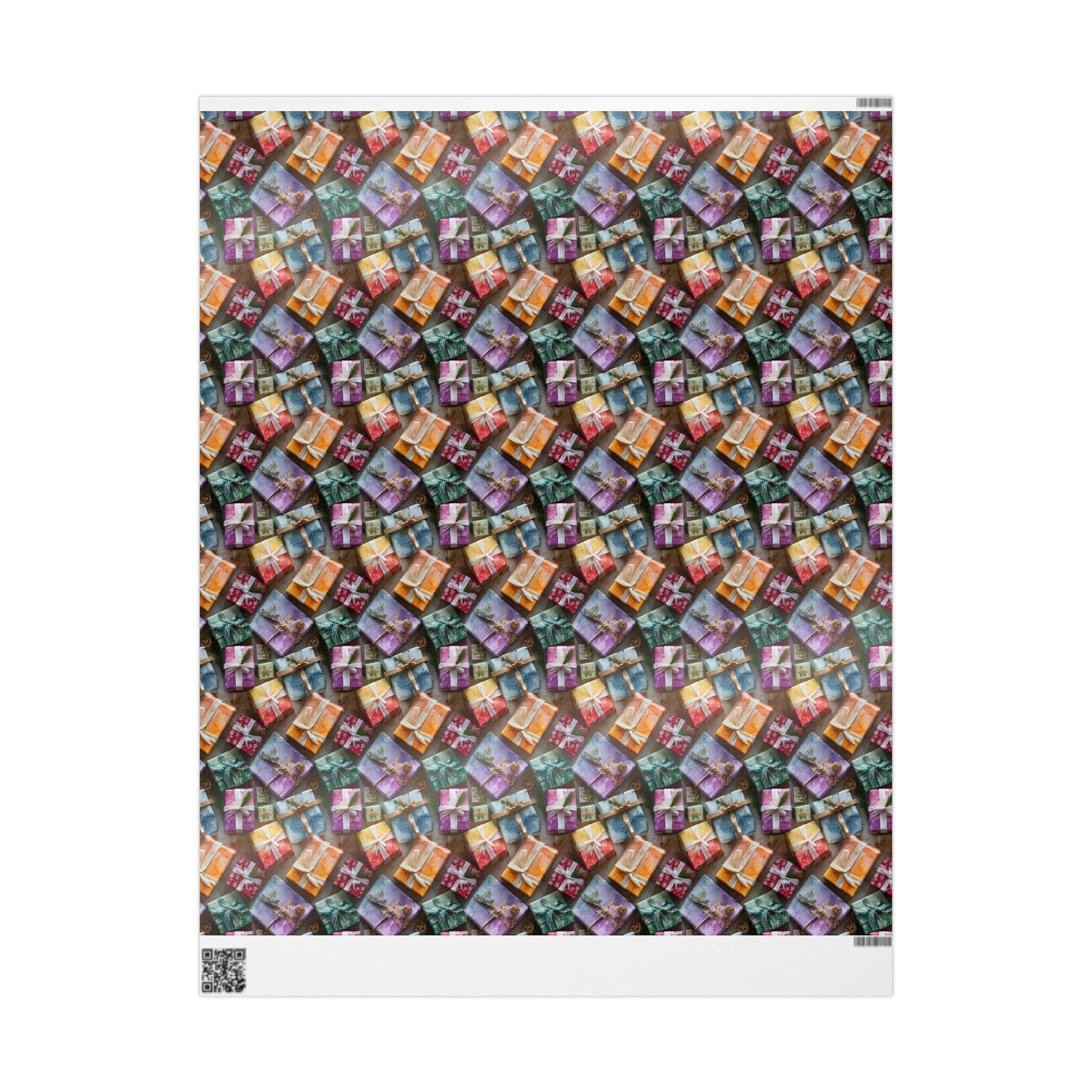 Wrapping Paper — Colorful Quilt Patch Pattern Gift Wrap (Holiday, Birthday, Craft Lovers)