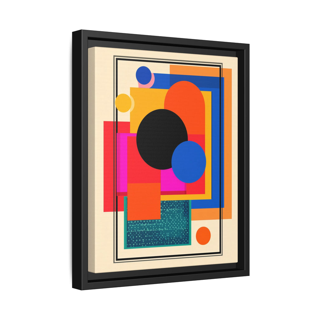 Geometric Harmony: Abstract Color Blocks, Mid-Century Modern Design, Minimalist Art Composition   |   Custom Orders Accepted