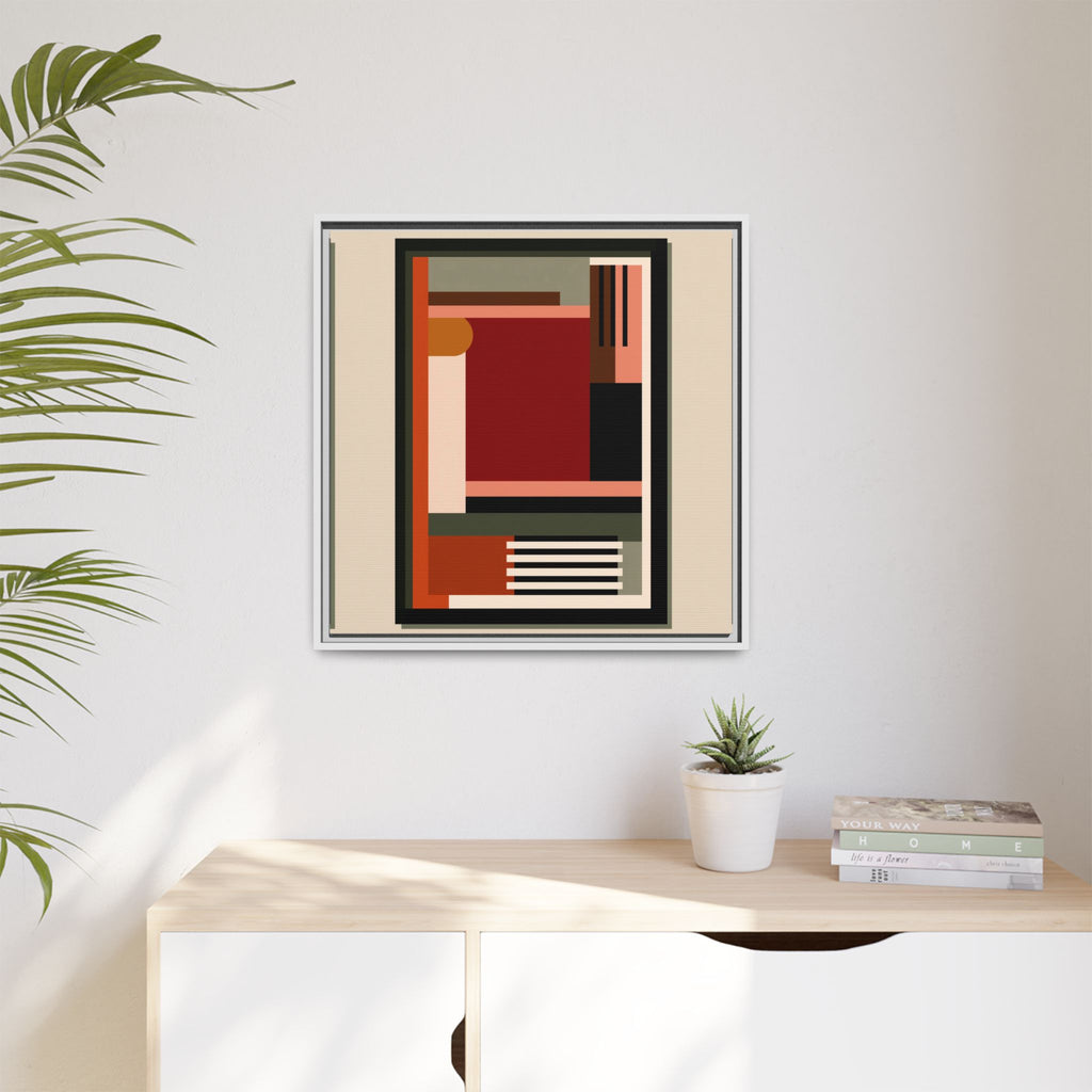 Architectural Geometries: Modern Abstract Composition, Bauhaus-Inspired Design, Geometric Color Blocking   |   Custom Orders Accepted