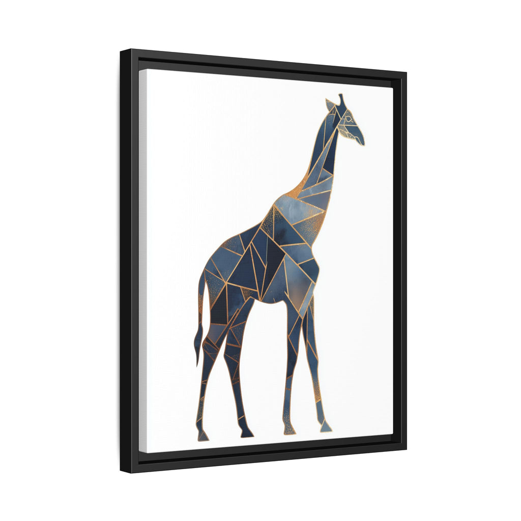 Geometric Giraffe Framed Print : Polygonal Wildlife Art, Modern Mosaic Design   |  Personalized & Custom Orders Available