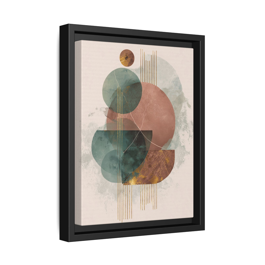 Translucent Geometries: Abstract Circles, Mid-Century Minimalism, Watercolor Layers   |   Custom Orders Accepted