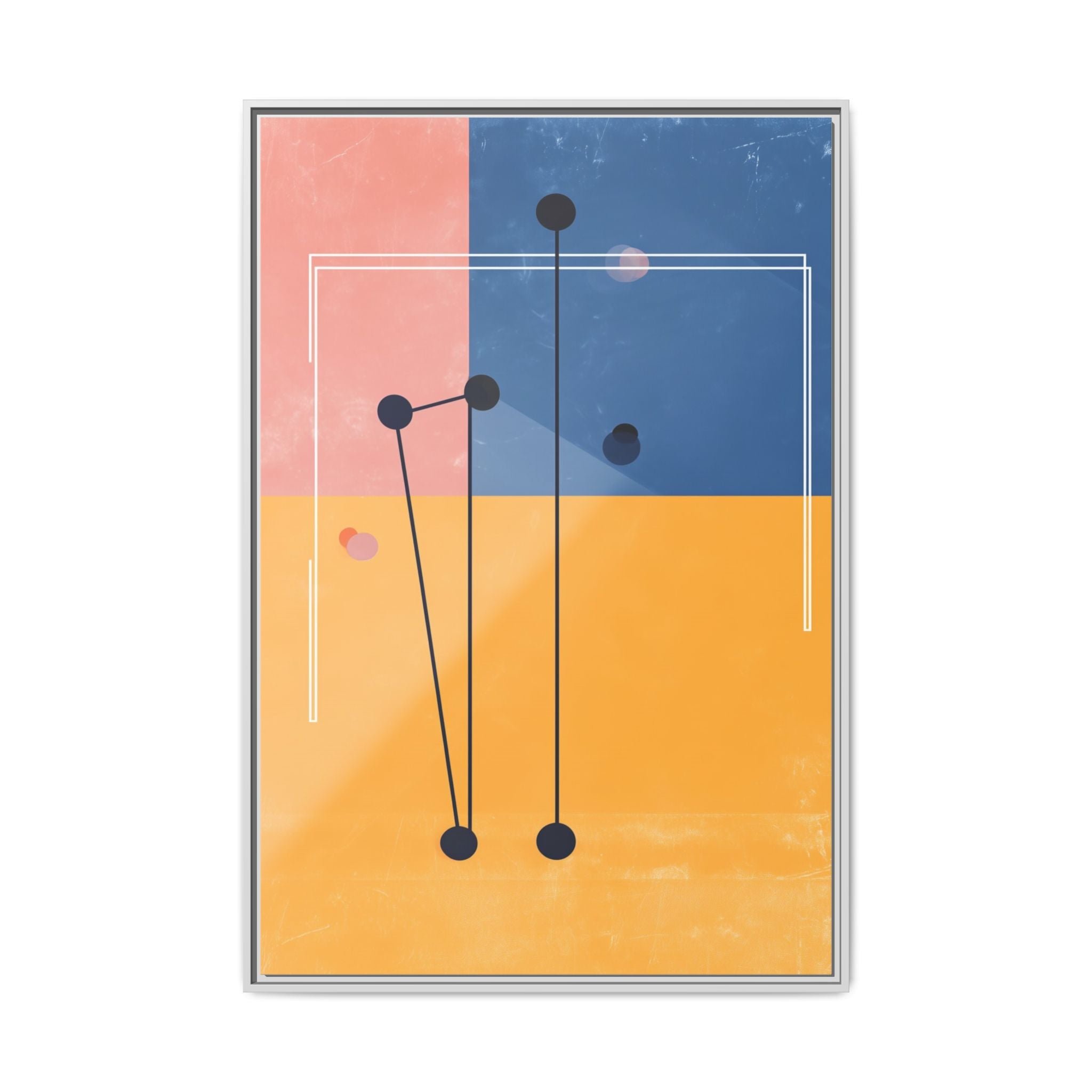 Nexus of Connection: Geometric Abstraction, Modernist Composition, Digital Color Blocks   |   Custom Orders Accepted