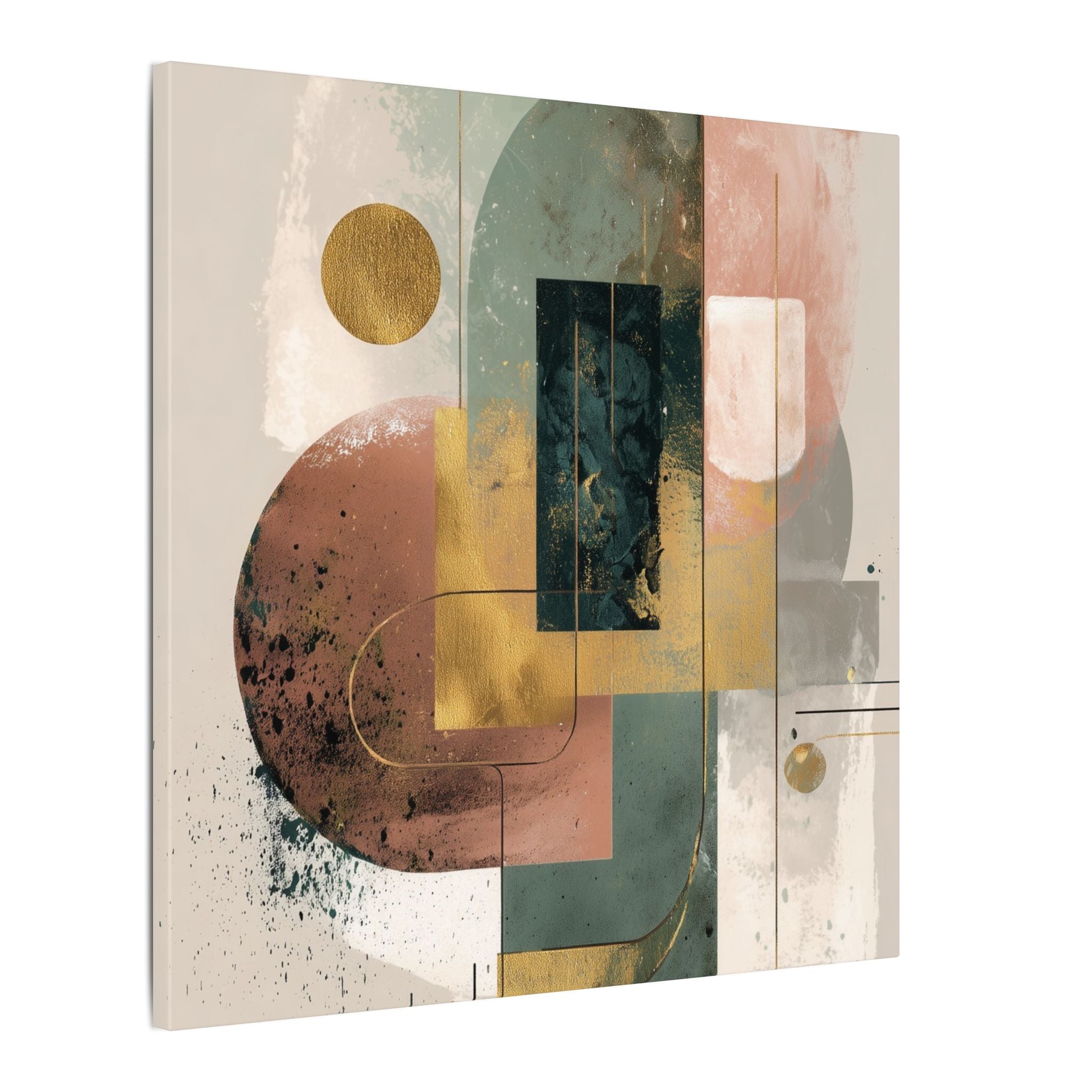 Geometric Harmony: Abstract Composition, Modernist Minimalism, Ethereal Design Layers   |   Custom Orders Accepted