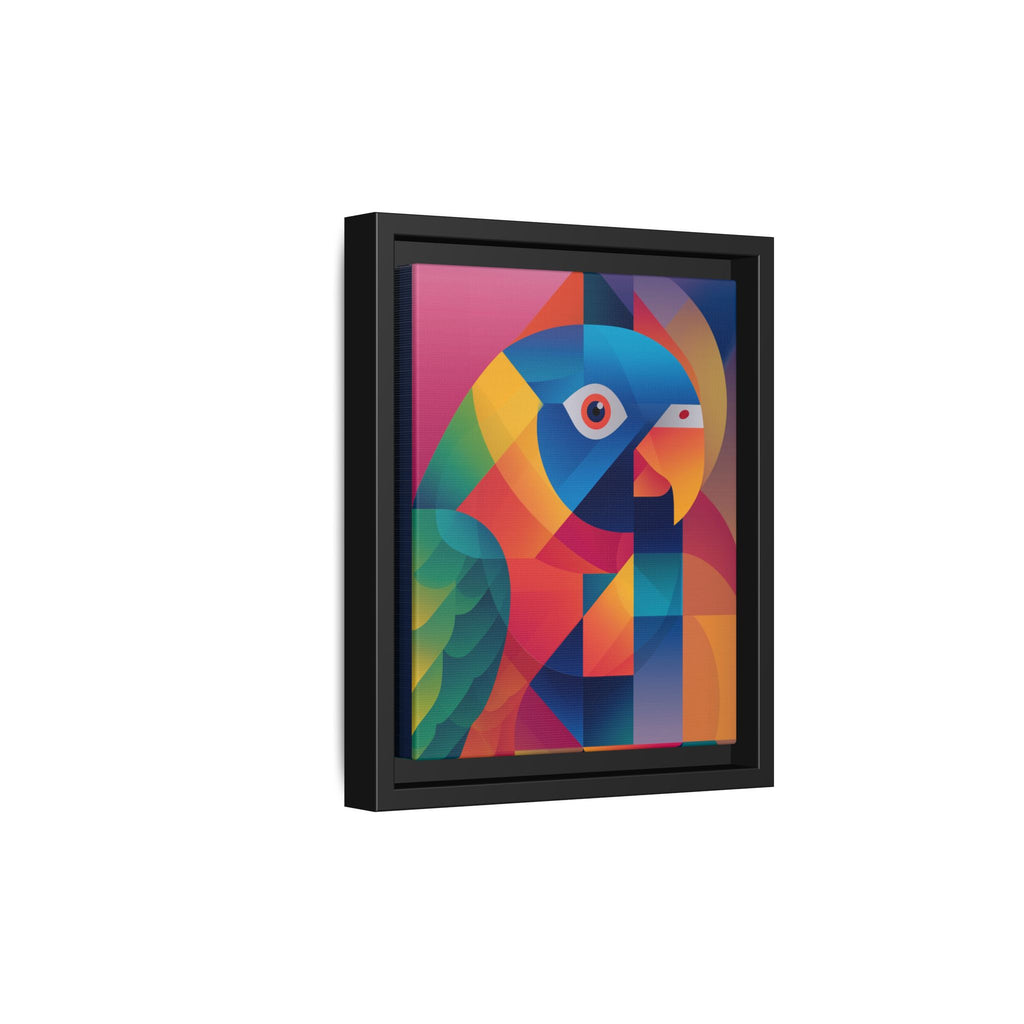 Cubist Parrot Prisma: Geometric Bird Design, Modern Angular Art   |    Custom Orders Available