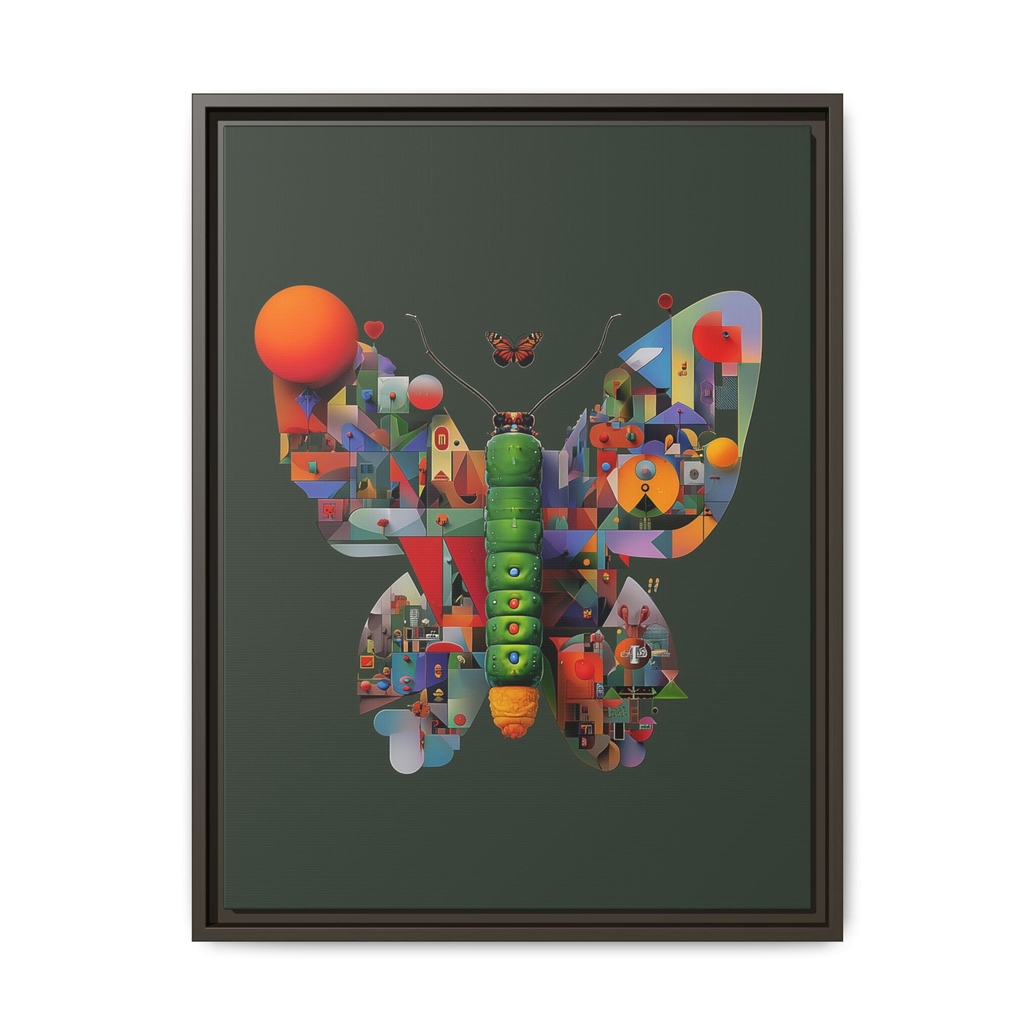 Furnie: Geometric Butterfly Mosaic, Digital Art Landscape   |    Custom Orders Available