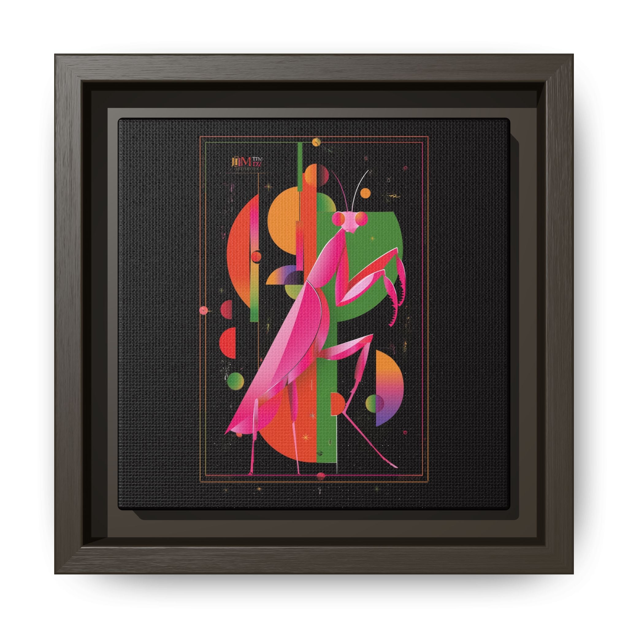 Celestial Mantis: Cubist Geometry, Cosmic Insect Portrait   |    Custom Orders Available