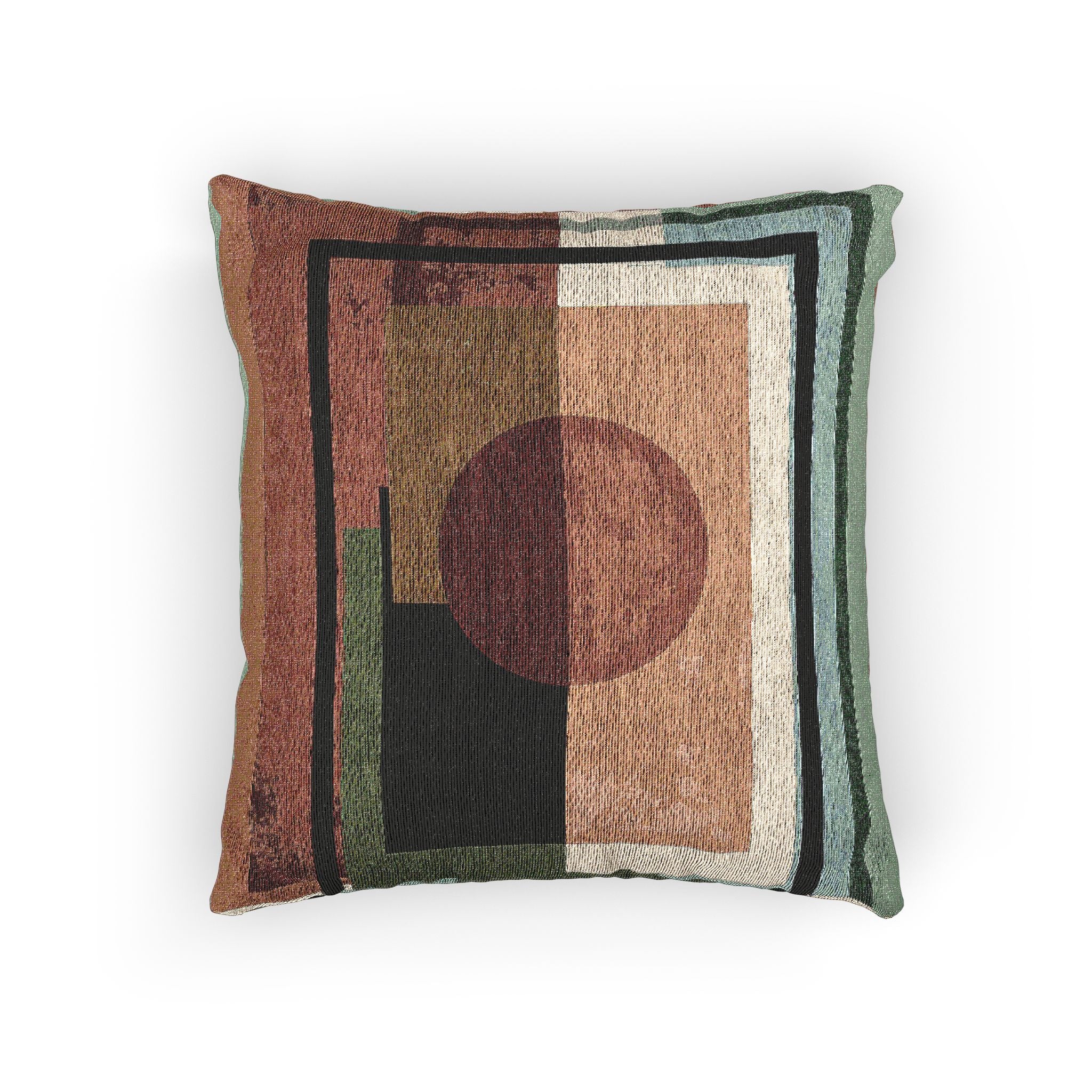 Geometric Convergence: Mid-Century Modern Abstract, Bauhaus-Inspired Composition   |    Custom Orders Available