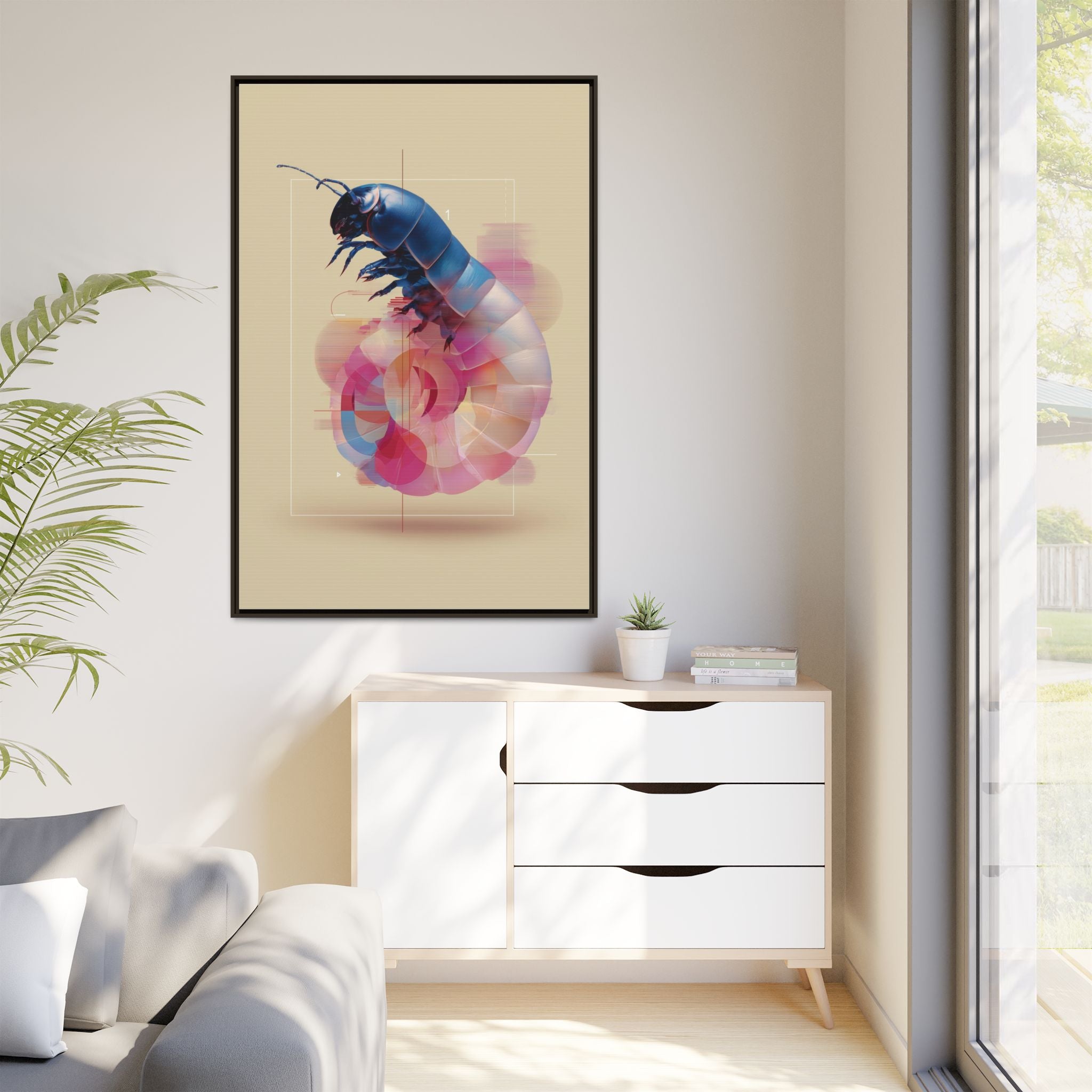 Exoskeleton Cipher: Digital Insect Rendering, Geometric Glitch Art   |    Custom Orders Available