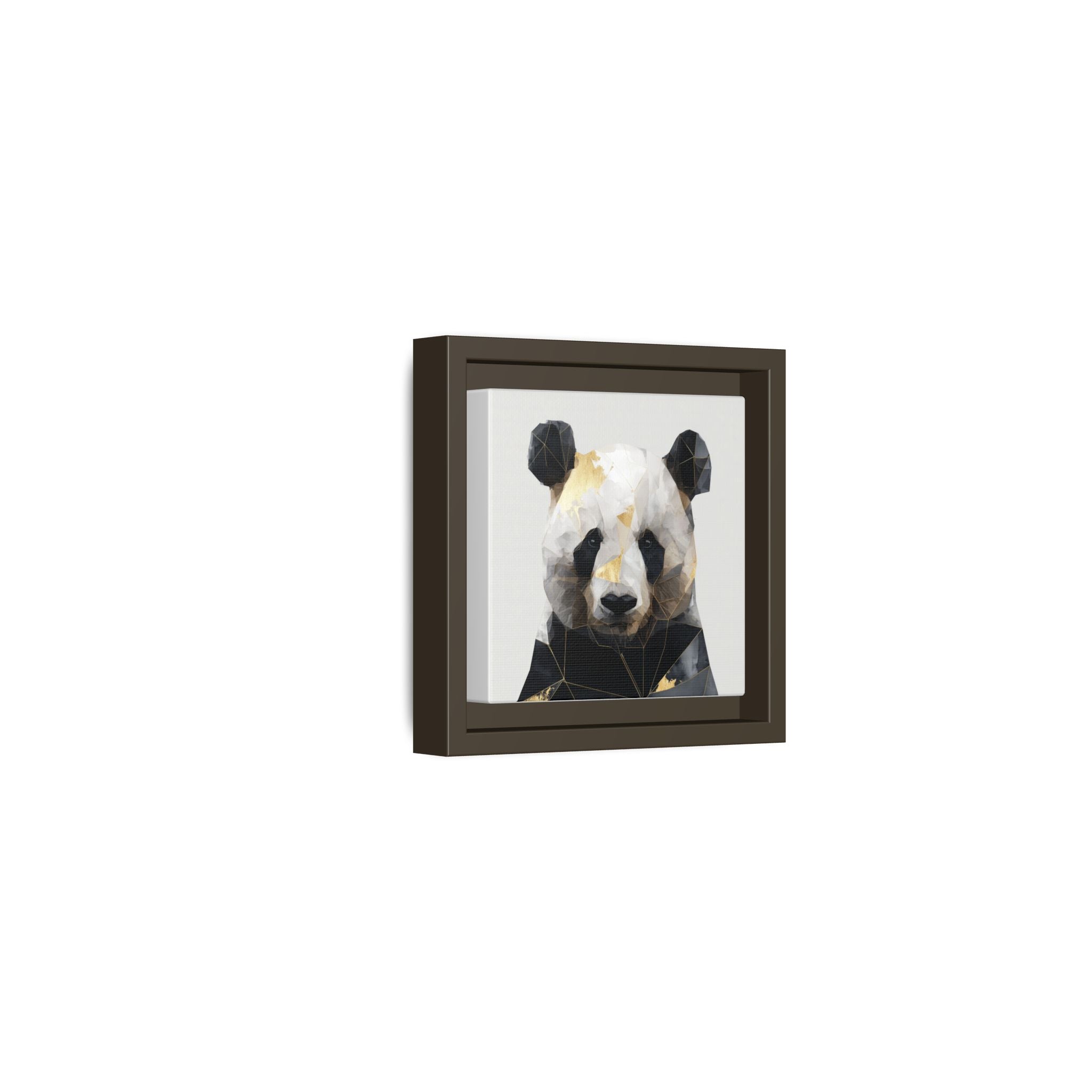 Fractal Panda: Geometric Digital Art, Low Poly Wildlife Portrait   |  Personalized & Custom Orders Available
