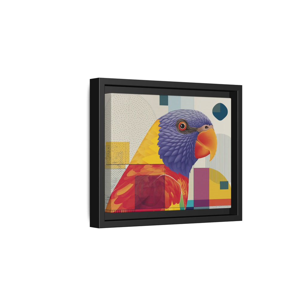 Geometric Parrot: Abstract Wildlife Art, Modern Color Block Design   |  Personalized & Custom Orders Available