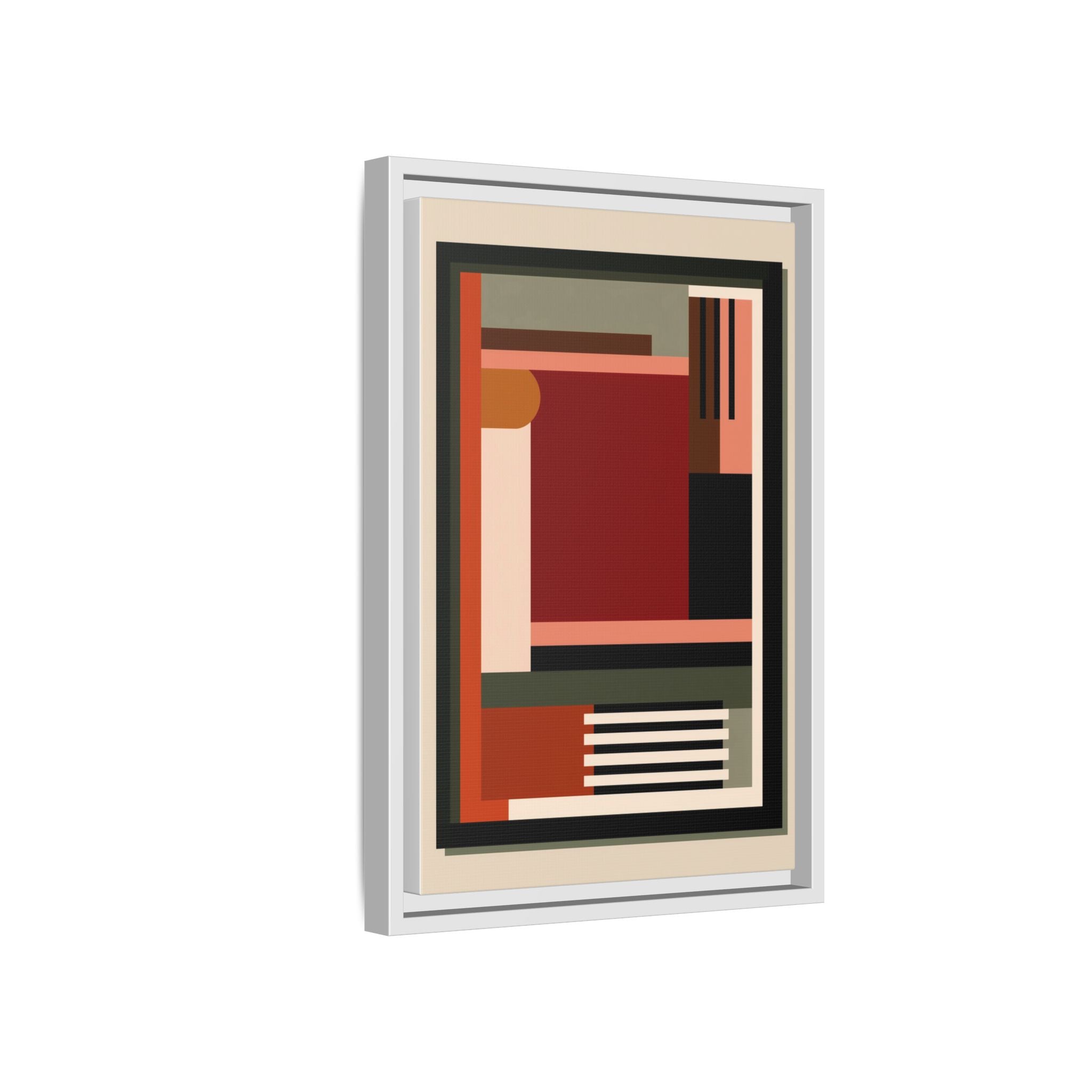 Architectural Geometries: Modern Abstract Composition, Bauhaus-Inspired Design, Geometric Color Blocking   |   Custom Orders Accepted