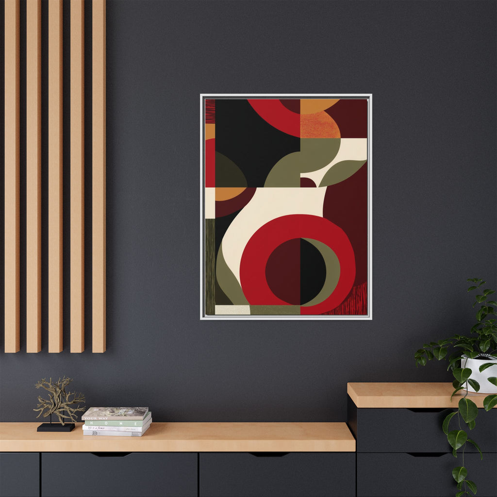Geometric Intersections: Mid-Century Modern Design, Abstract Architectural Composition, Rhythmic Curved Forms   |   Custom Orders Accepted