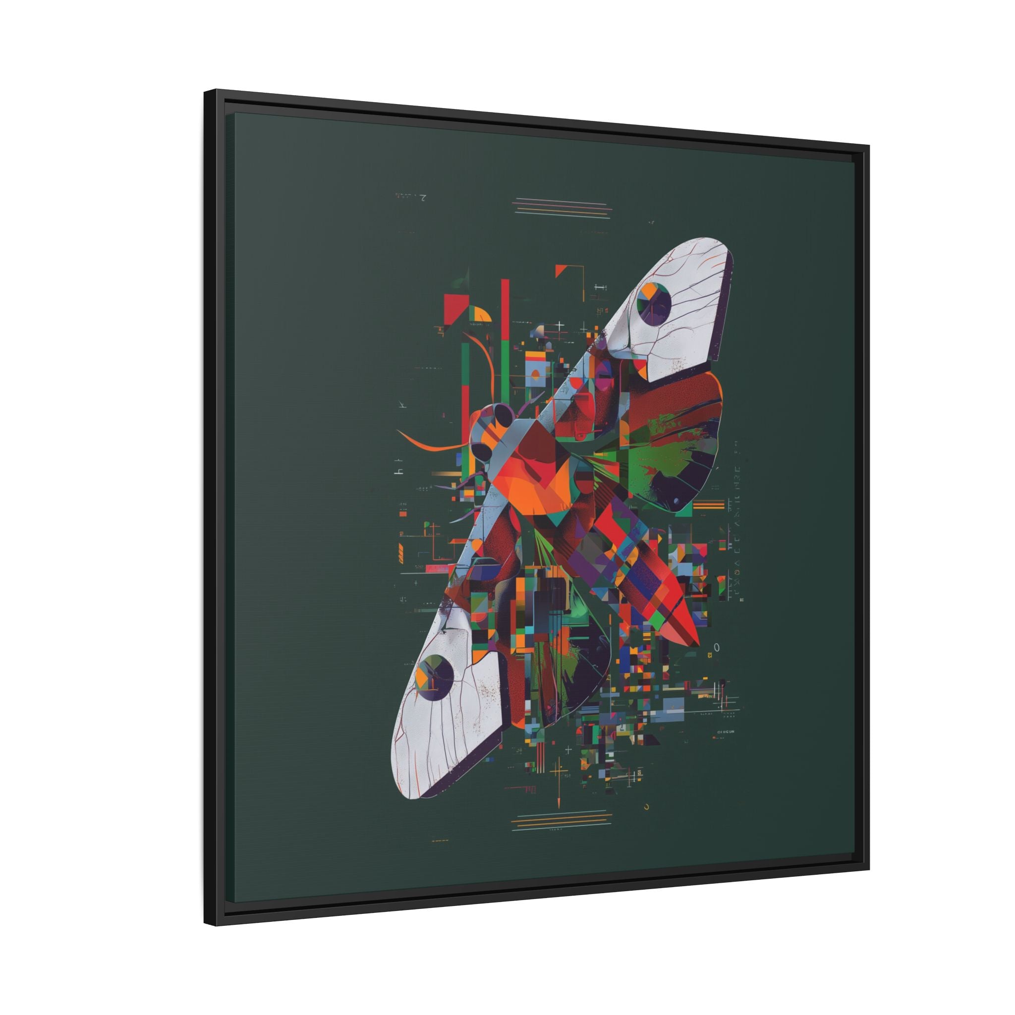 Butterfly Deconstruction: Geometric Digital Art, Pixelated Abstract Butterfly Wings   |    Custom Orders Available