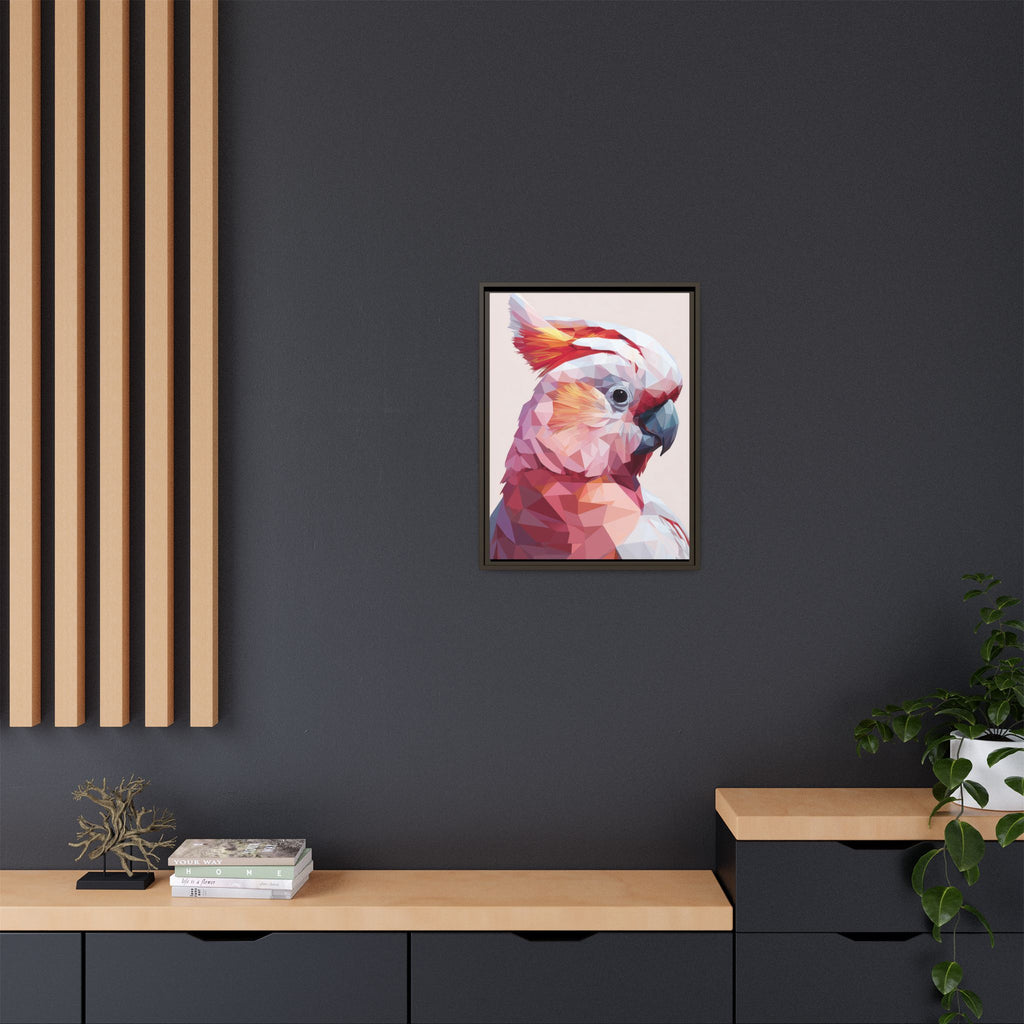 Geometric Cockatoo Portrait: Low-Poly Bird Art, Vibrant Abstract Illustration   |    Custom Orders Available