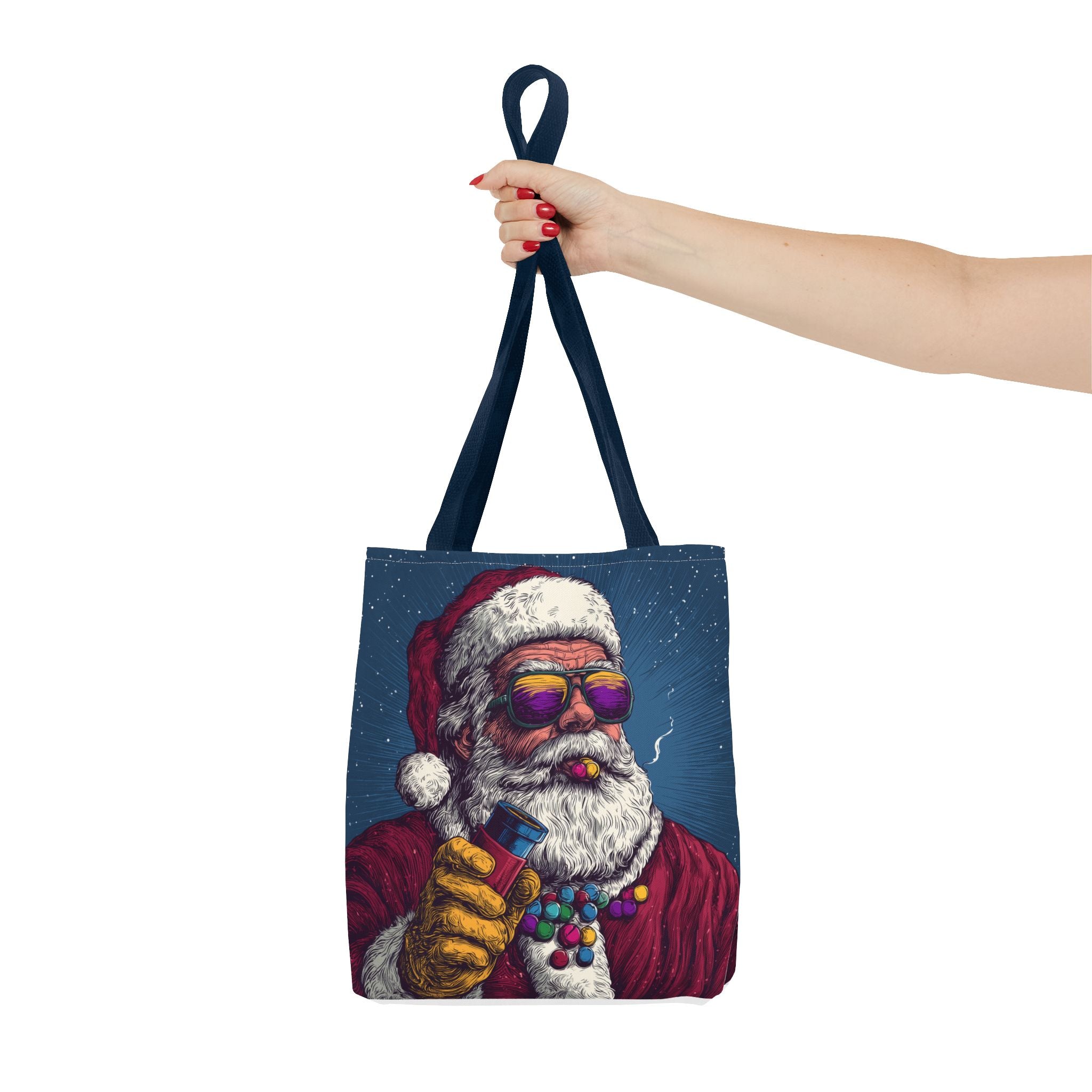 Naughty Santa Tote Bag (AOP)
