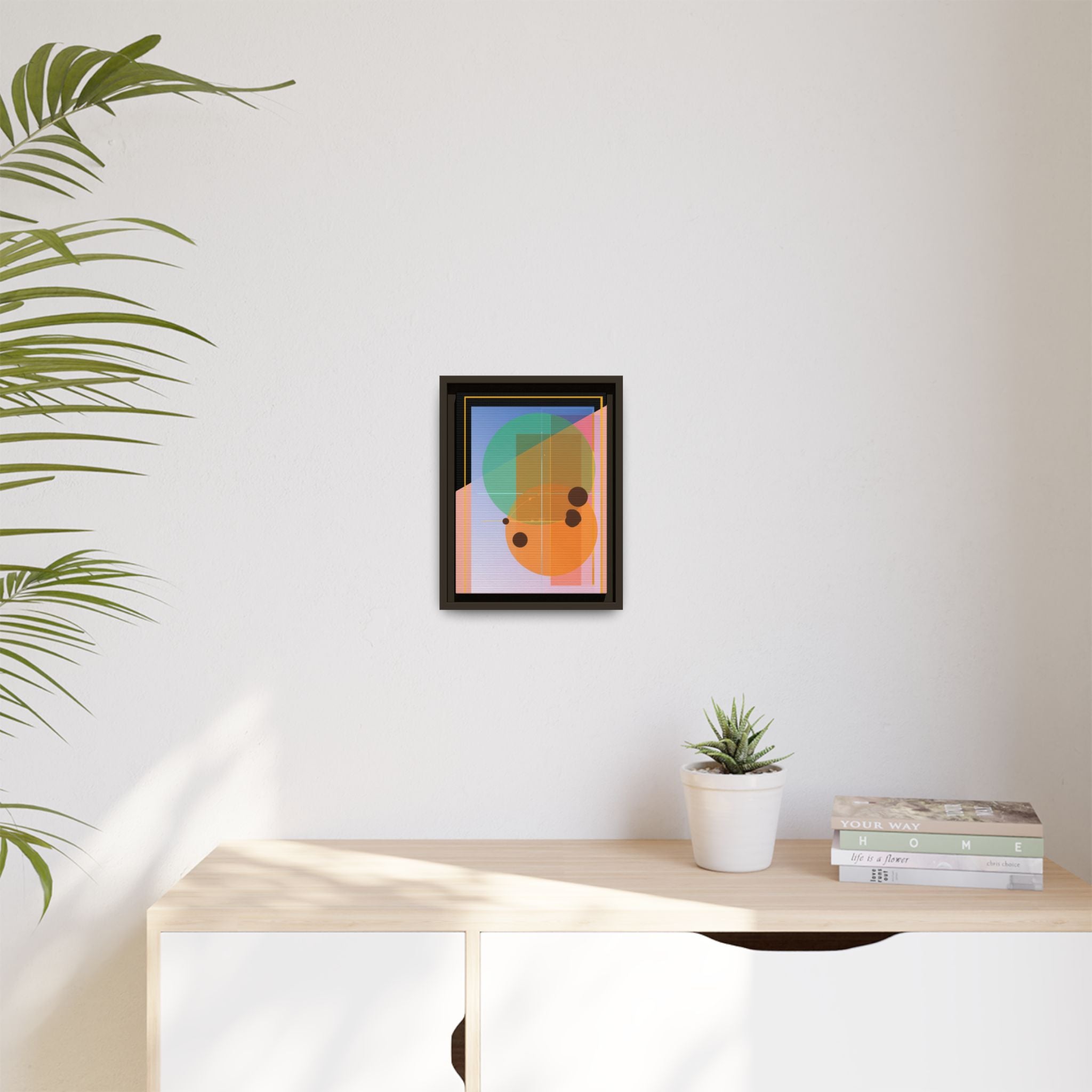 Geometric Harmony: Abstract Composition, Overlapping Shapes, Precision Design   |   Custom Orders Accepted