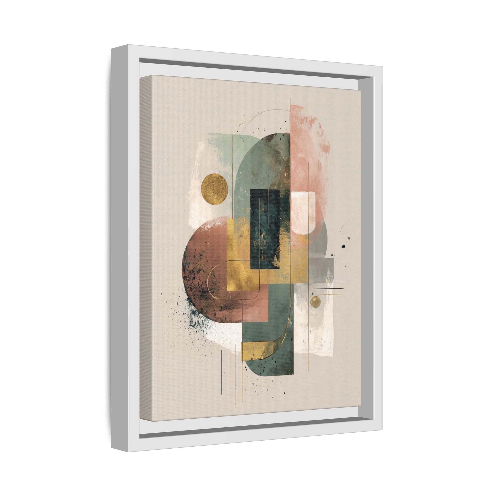 Organic Geometries: Fragmented Forms, Digital Abstract Composition, Layered Minimalist Art   |   Custom Orders Accepted