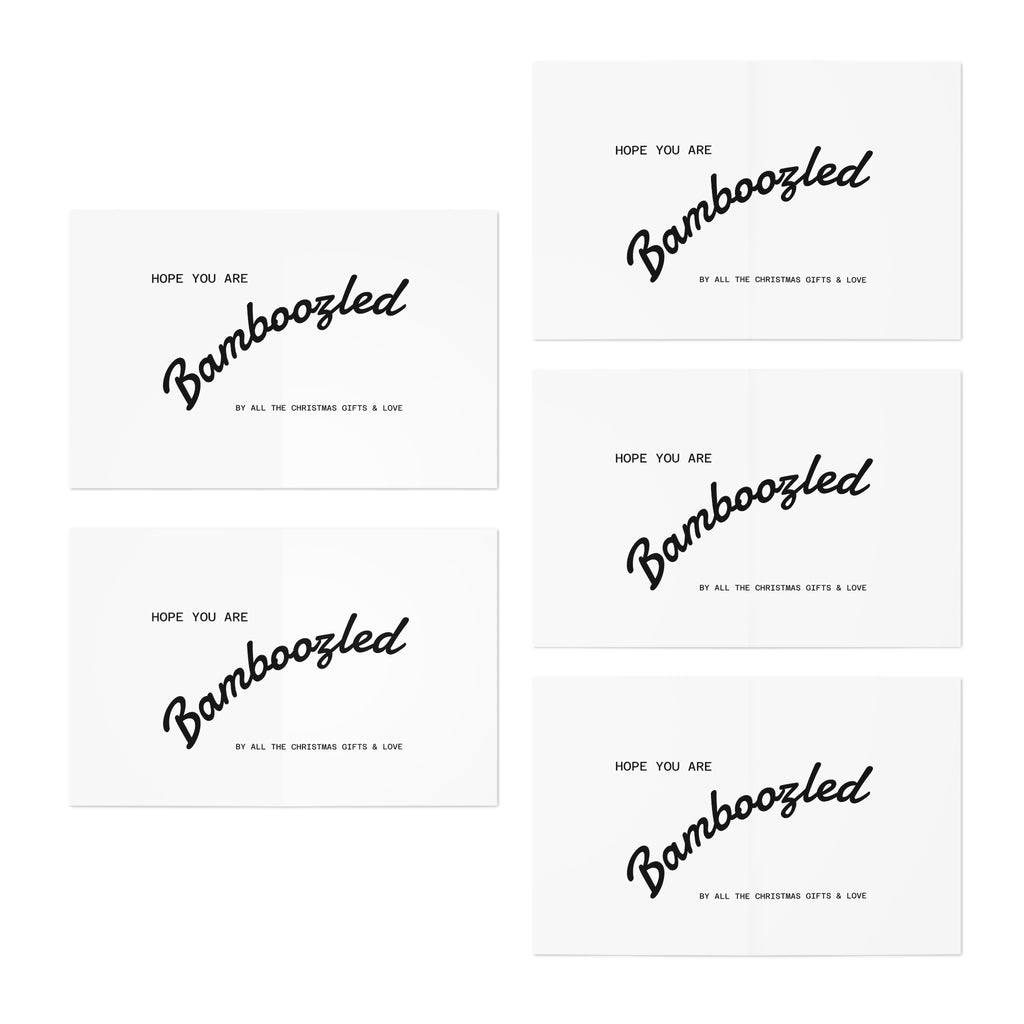 Christmas Panda Greeting Cards (5-Pack)