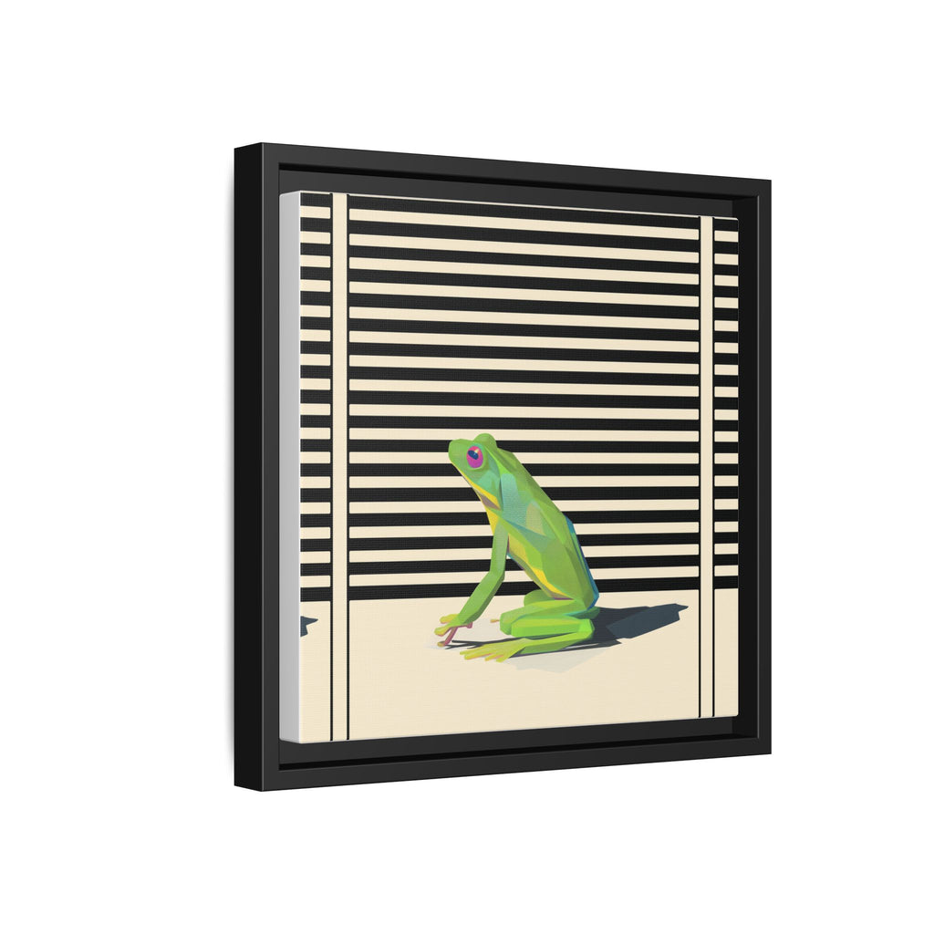 Geometric Frog Persona: Modern Wildlife Illustration, Vibrant Graphic Design   |  Personalized & Custom Orders Available