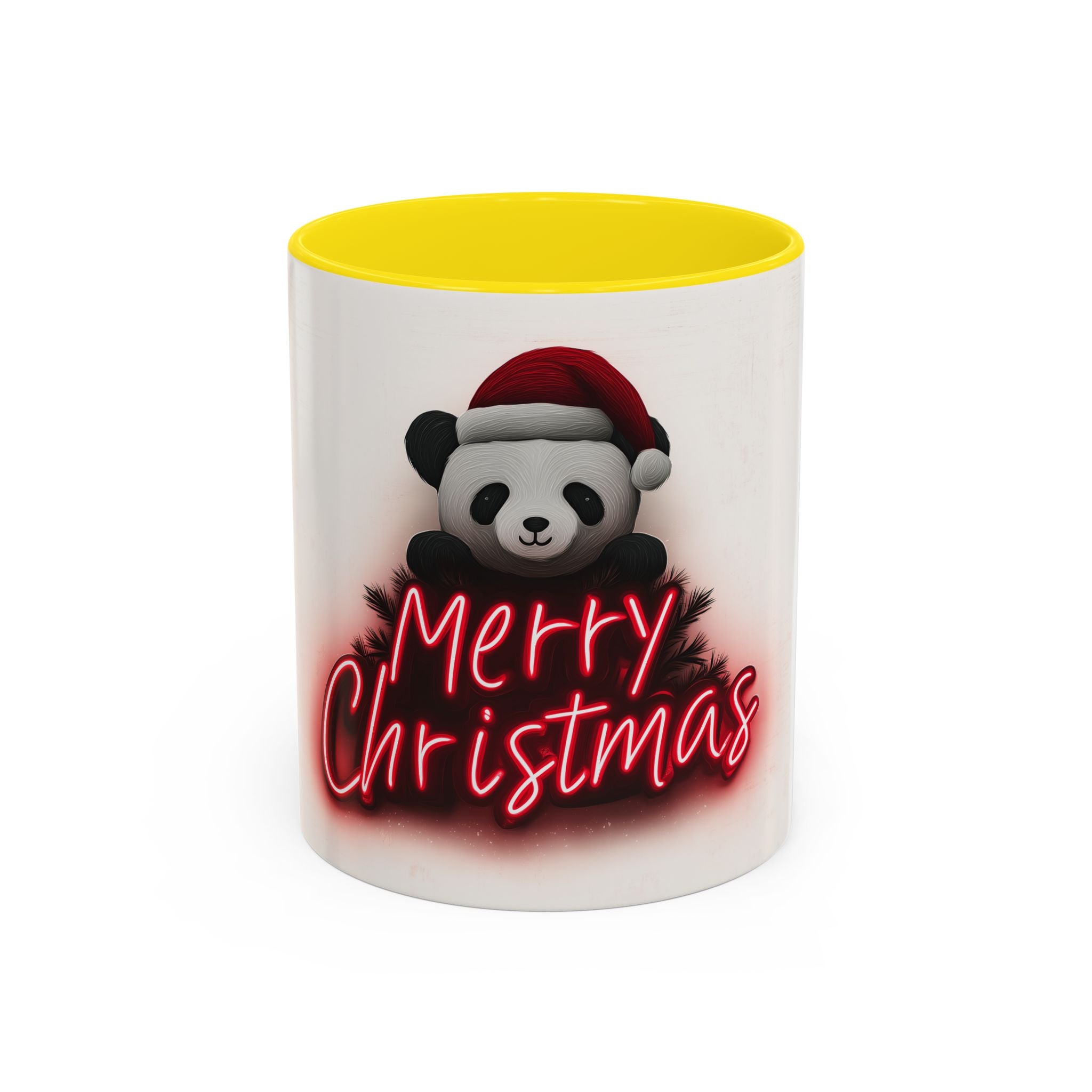Merry Christmas Panda Mug, Fun Holiday Coffee Cup, Cute Gift for Animal Lovers, Festive Drinkware, Christmas Decorations