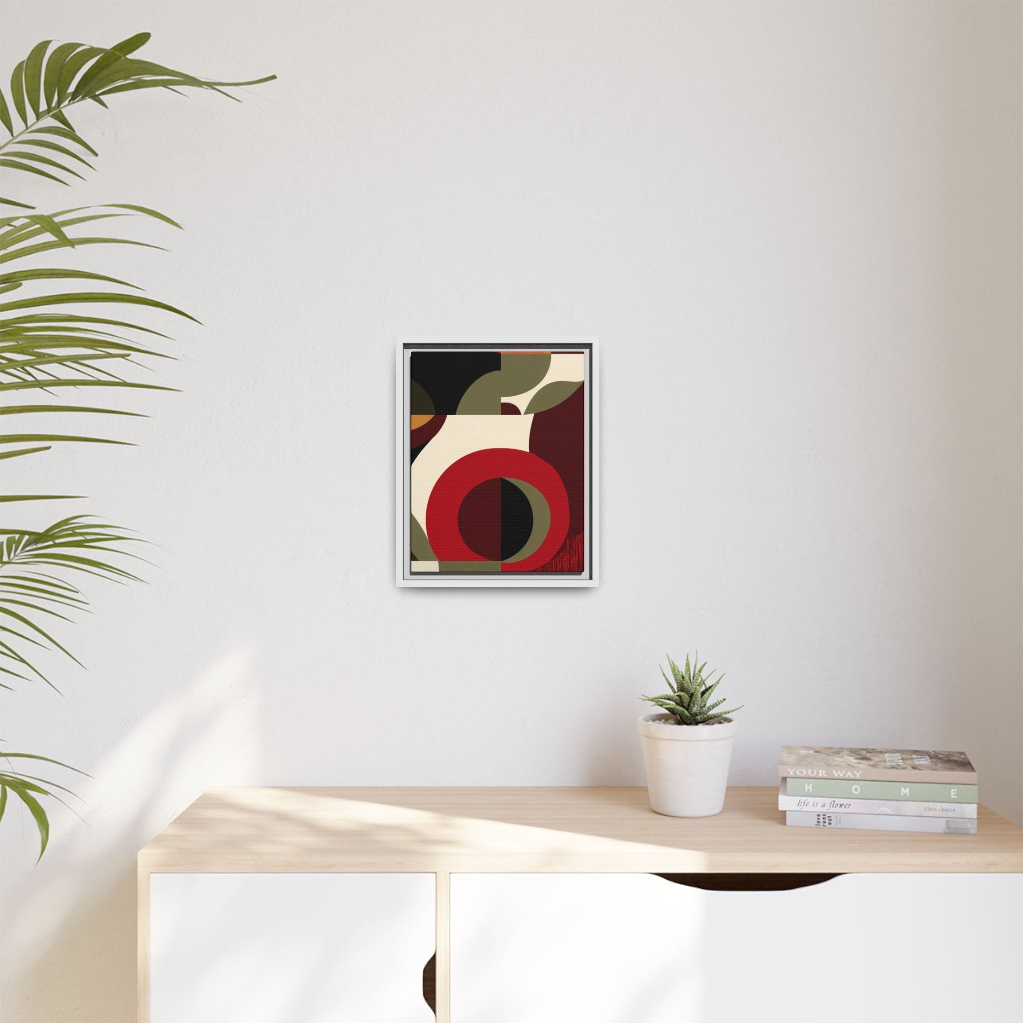 Geometric Intersections: Mid-Century Modern Design, Abstract Architectural Composition, Rhythmic Curved Forms   |   Custom Orders Accepted