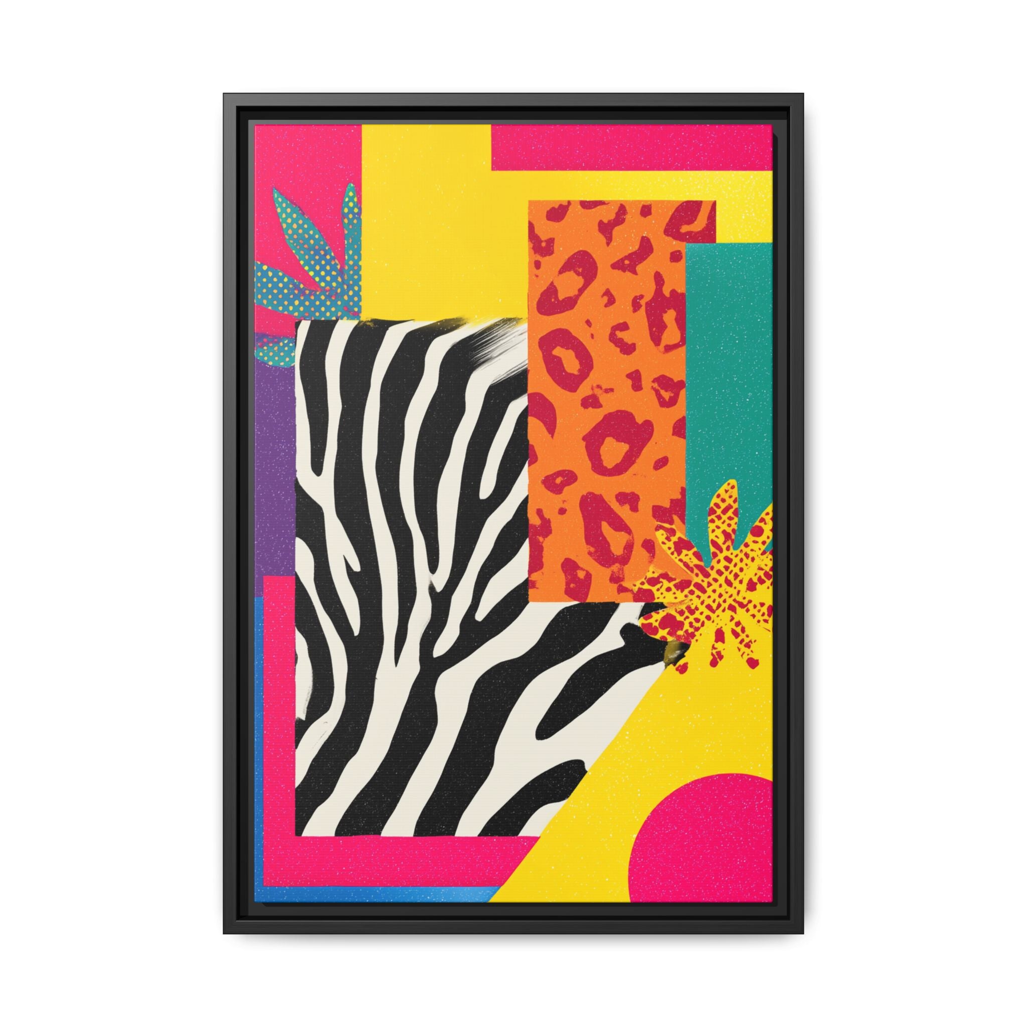 Vibrant Framed Art Print, Colorful Wall Decor, Modern Home Art, Statement Piece for Living Room, Unique Gift, Boho Decor