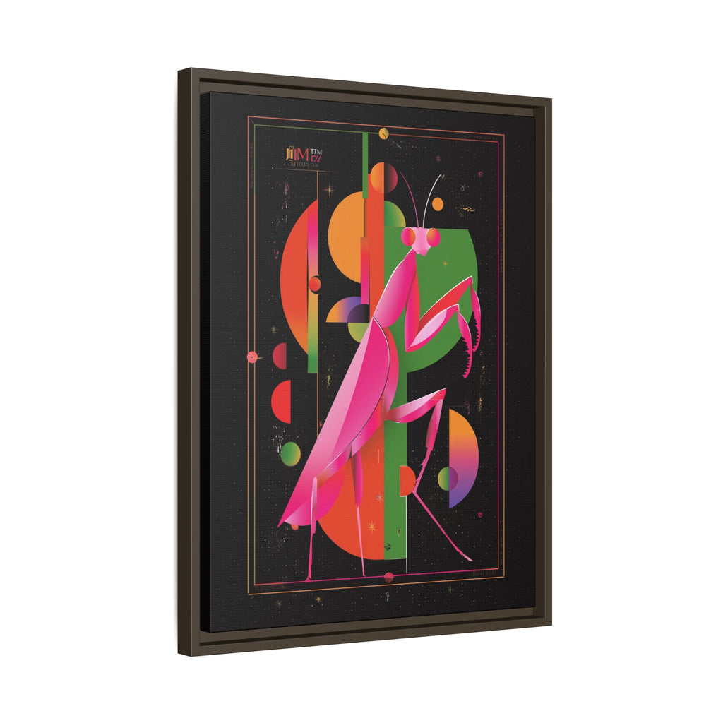 Celestial Mantis: Cubist Geometry, Cosmic Insect Portrait   |    Custom Orders Available