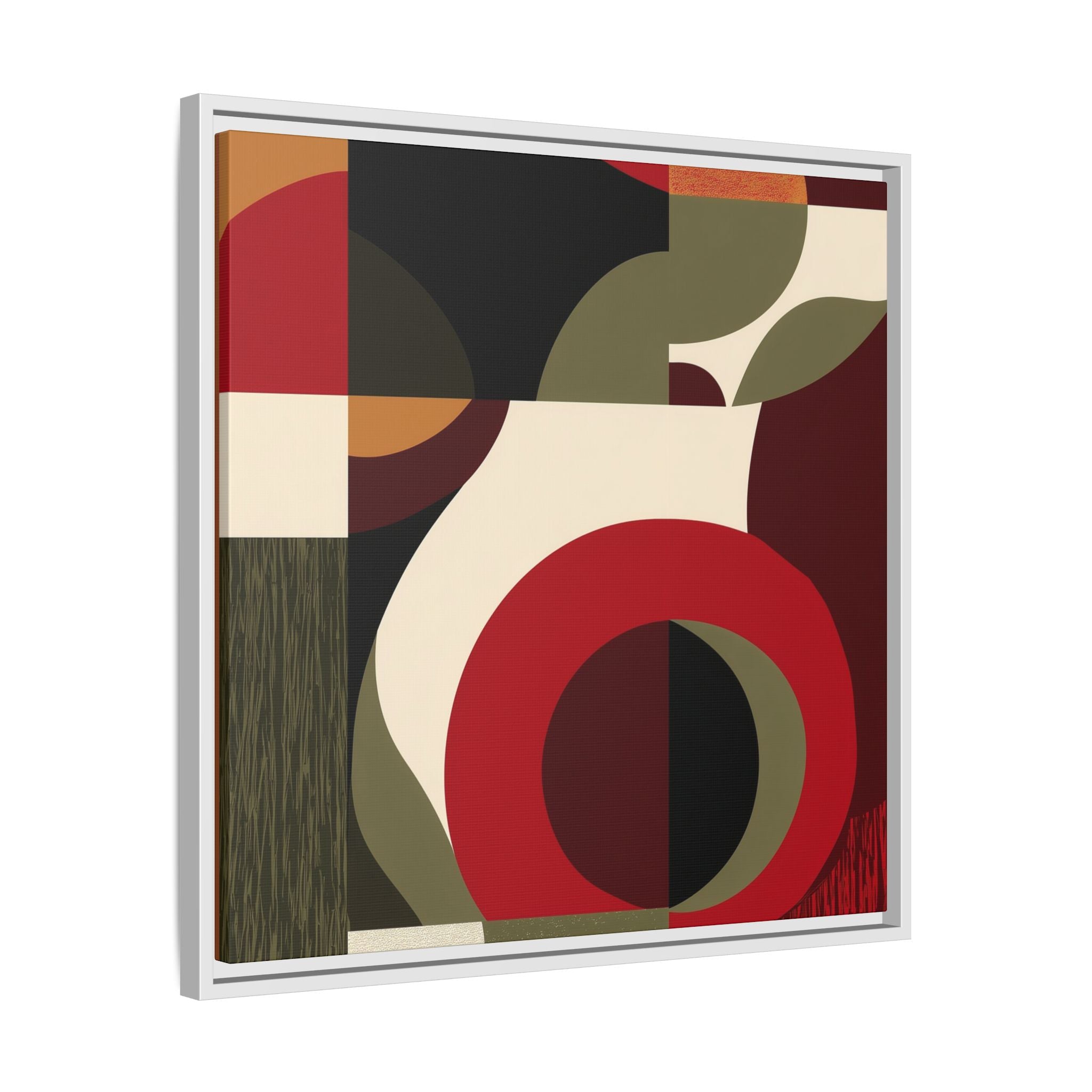 Geometric Intersections: Mid-Century Modern Design, Abstract Architectural Composition, Rhythmic Curved Forms   |   Custom Orders Accepted