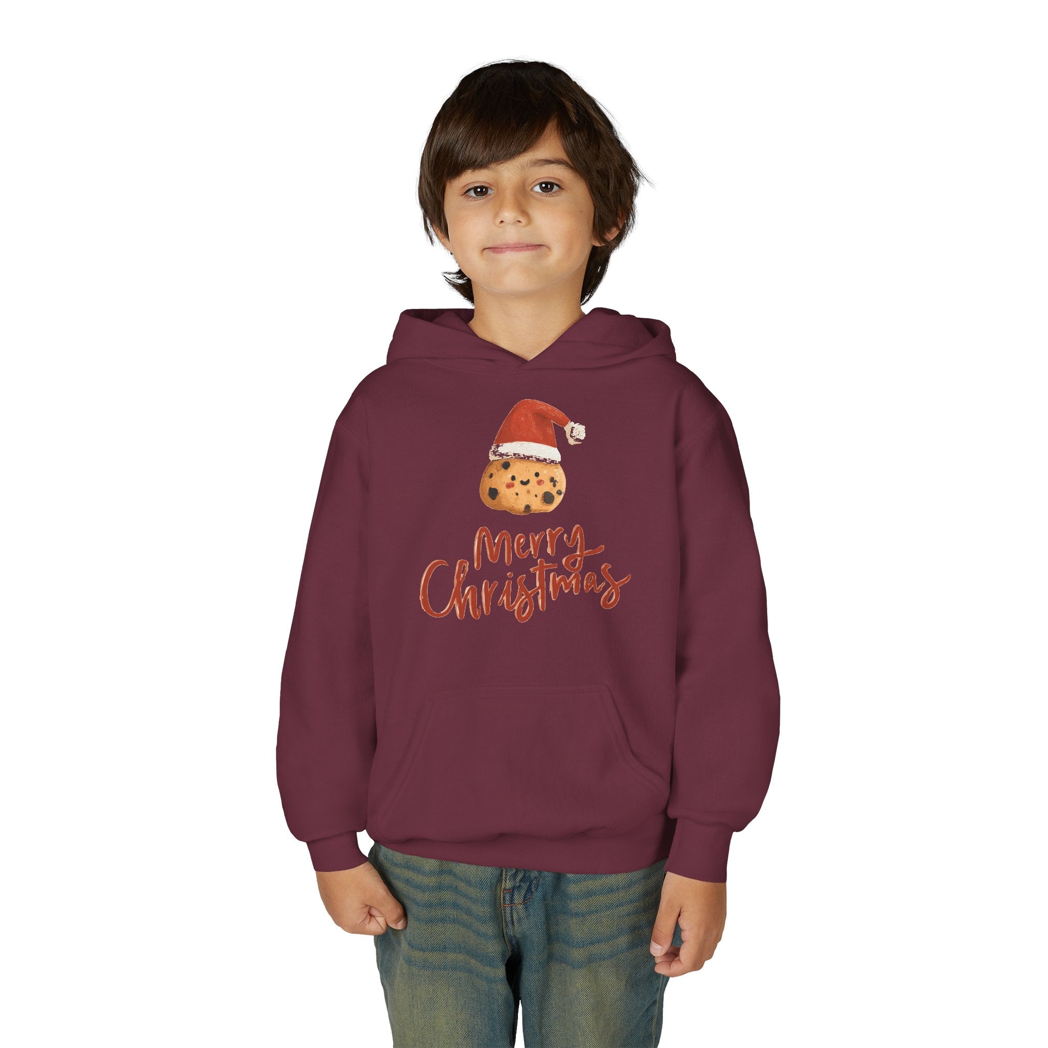 Christmas Cookie Youth Heavy Blend Hooded Sweatshirt