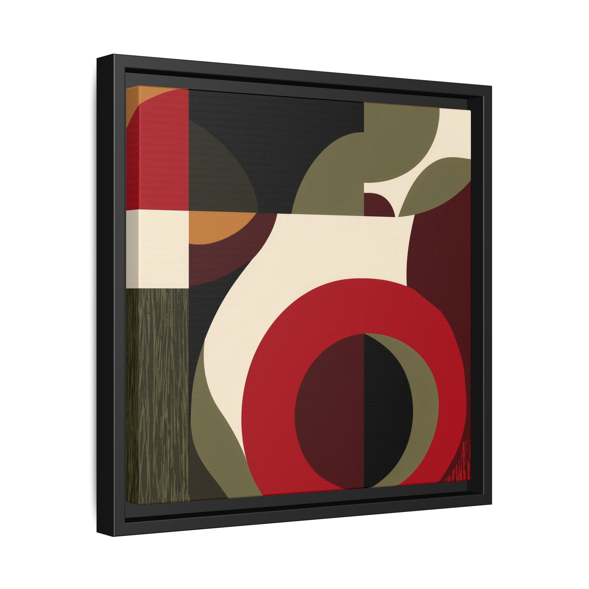 Geometric Intersections: Mid-Century Modern Design, Abstract Architectural Composition, Rhythmic Curved Forms   |   Custom Orders Accepted