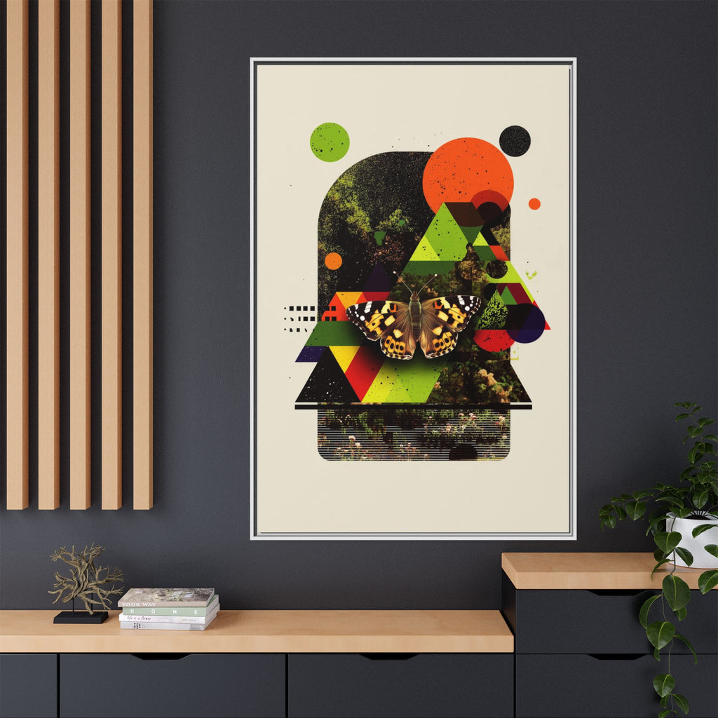 Geometric Butterfly Dreamscape: Digital Abstract Art, Vibrant Geometric Composition   |    Custom Orders Available