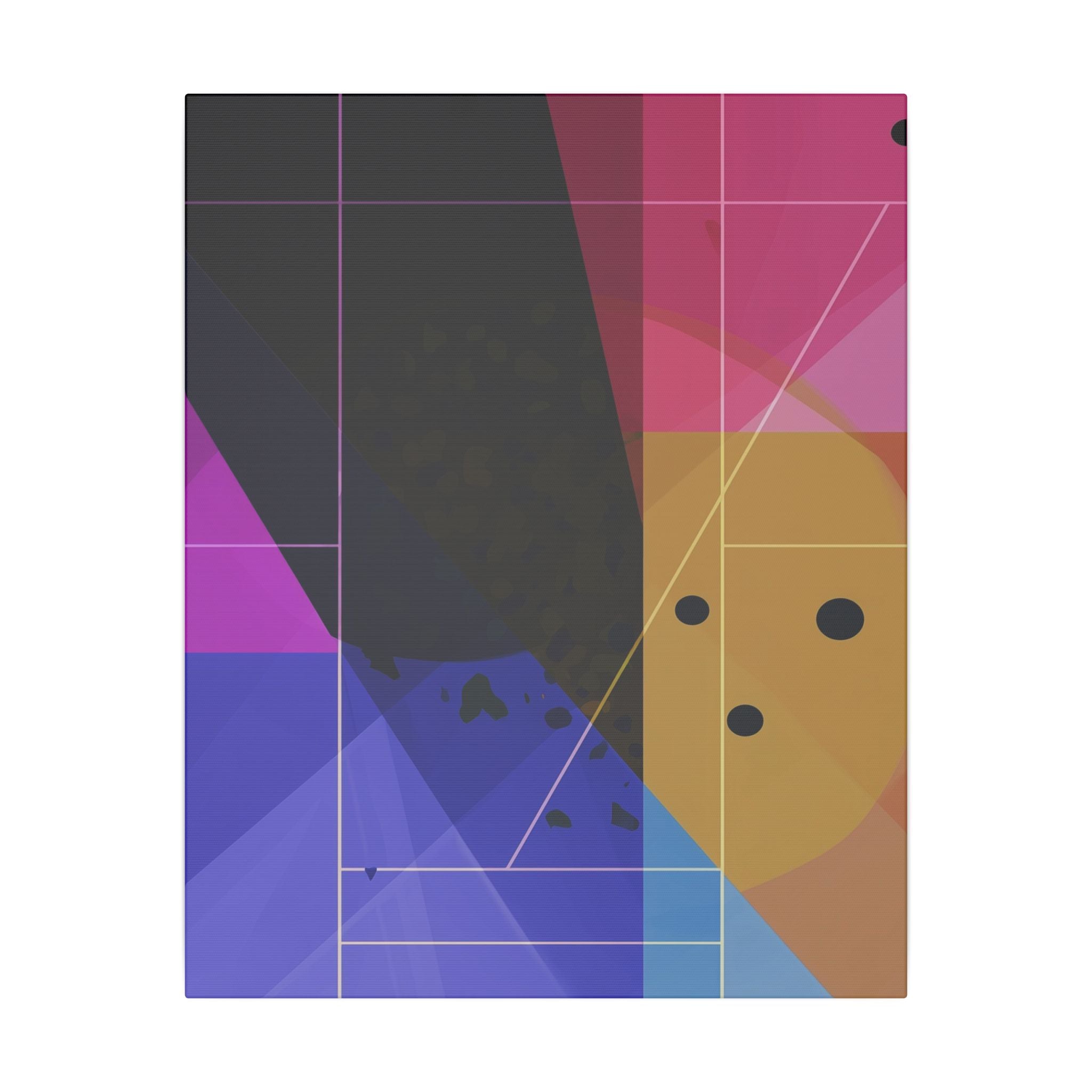 Geometric Intersections: Angular Minimalism, Digital Constructivism, Chromatic Grid Composition   |   Custom Orders Accepted