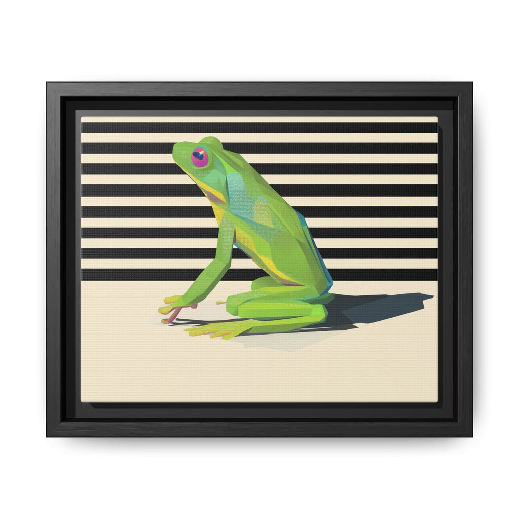 Geometric Amphibian: Stylized Frog Design, Modern Minimalist Art Print   |    Custom Orders Available